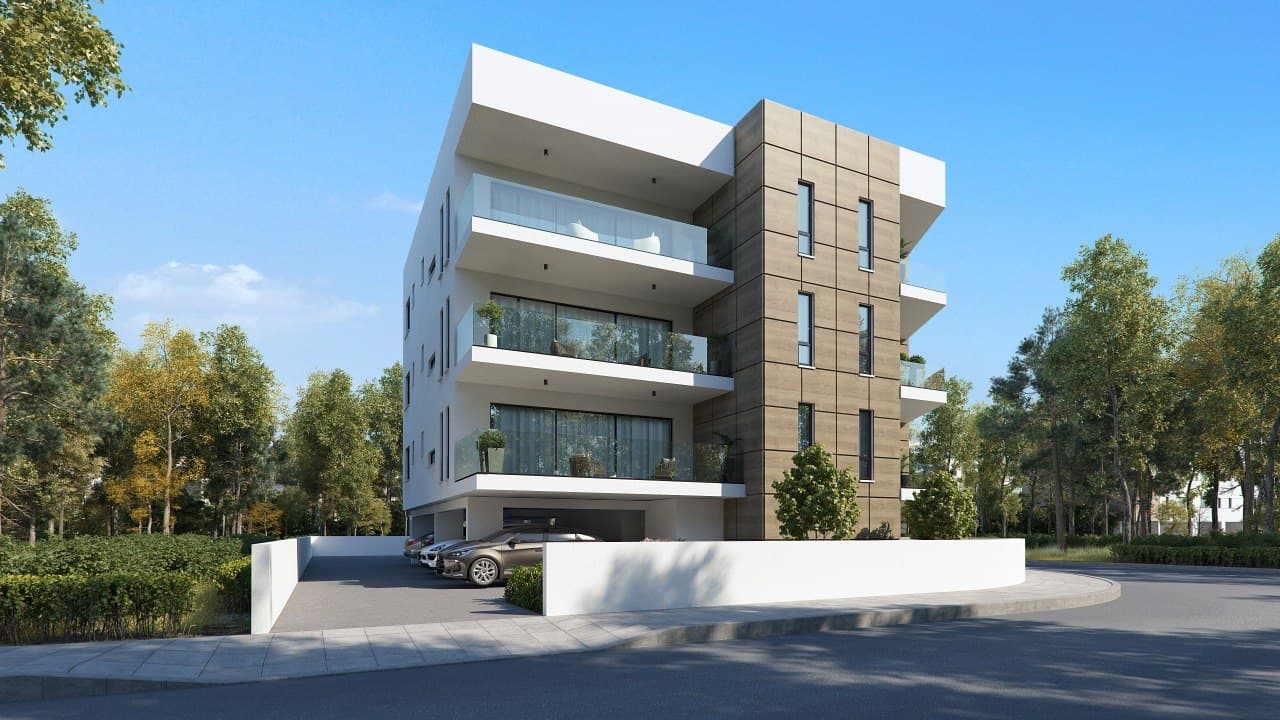 2-bedrooms apartments in Nicosia, Cyprus.