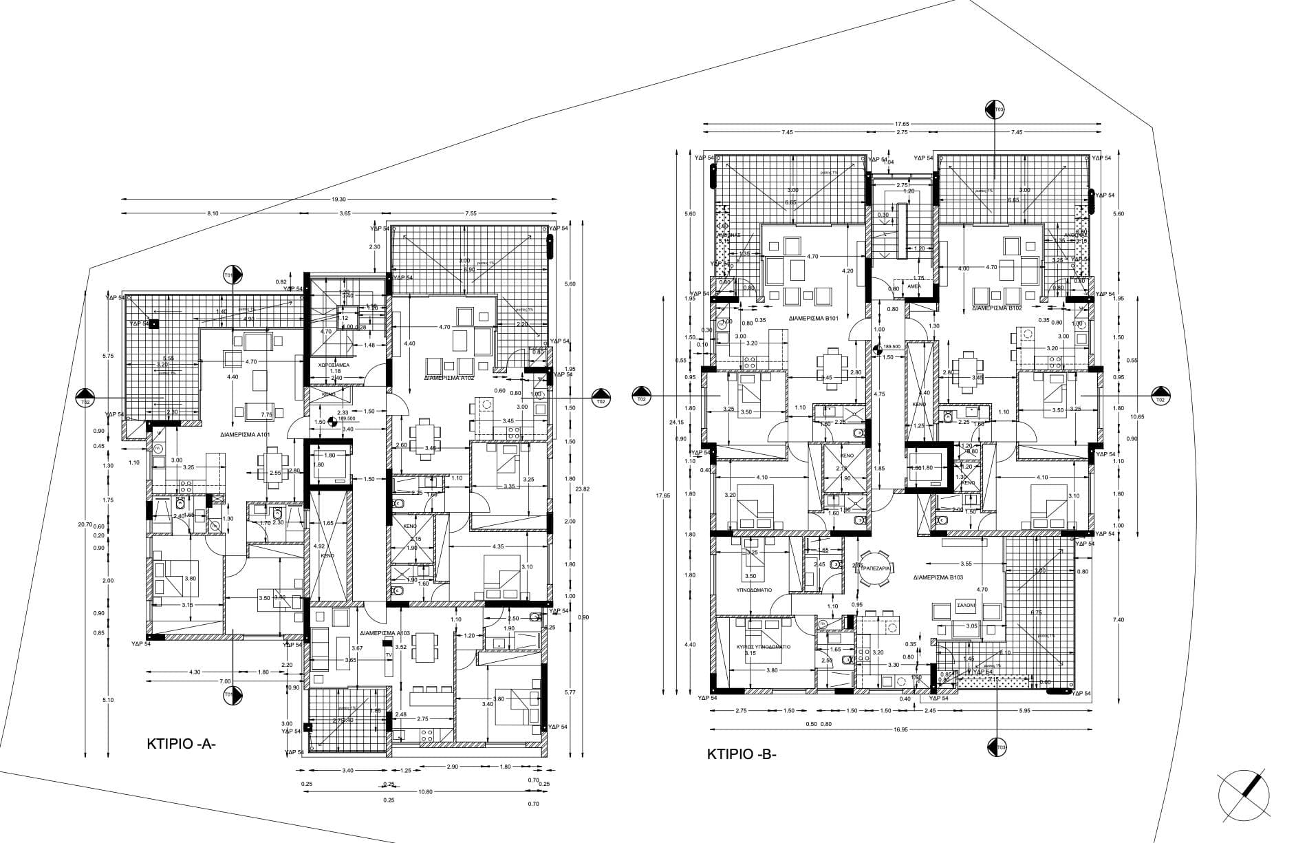 1-bedrooms apartments in Nicosia, Cyprus.