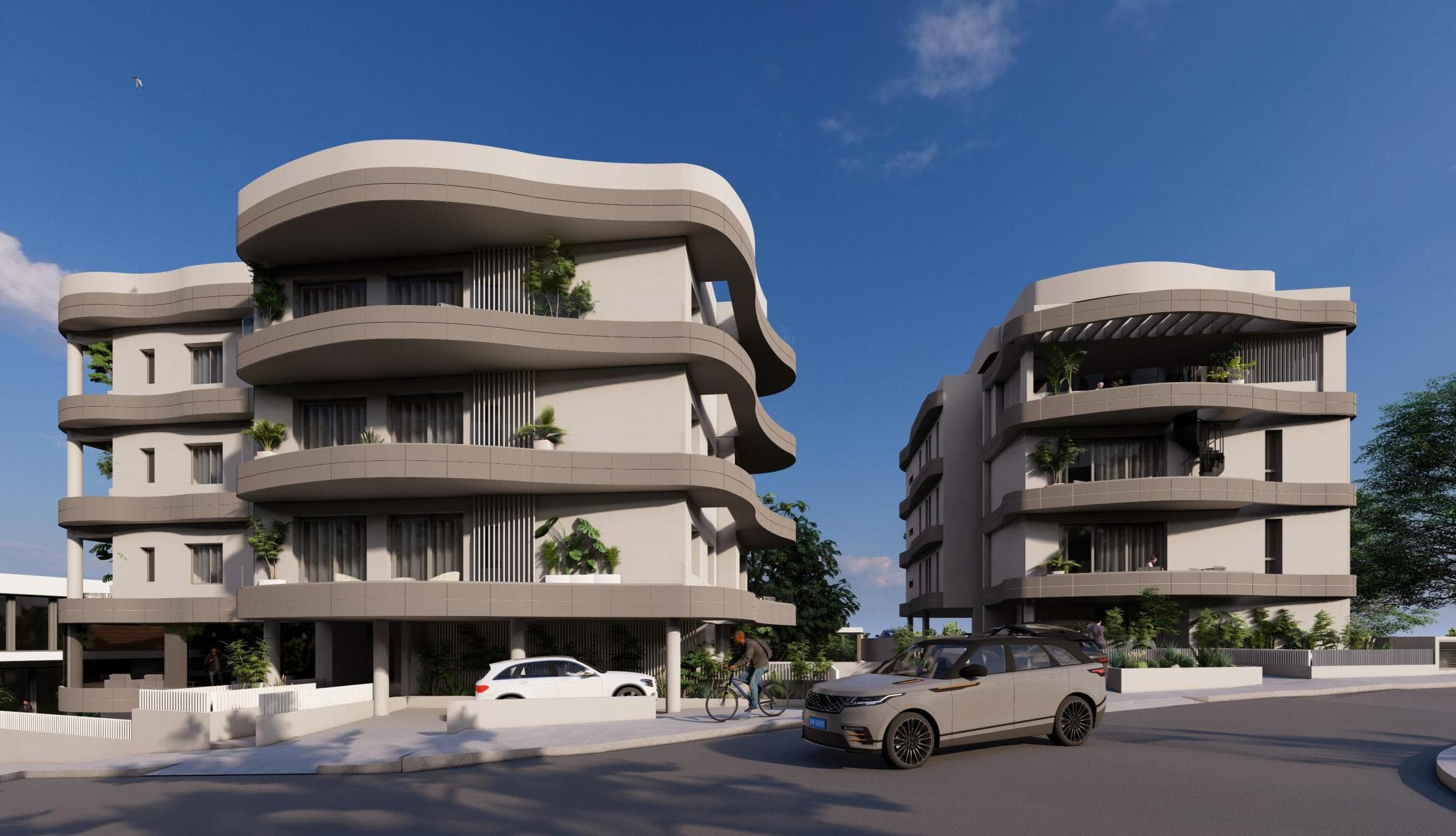 2-bedrooms apartments in Limassol, Cyprus.