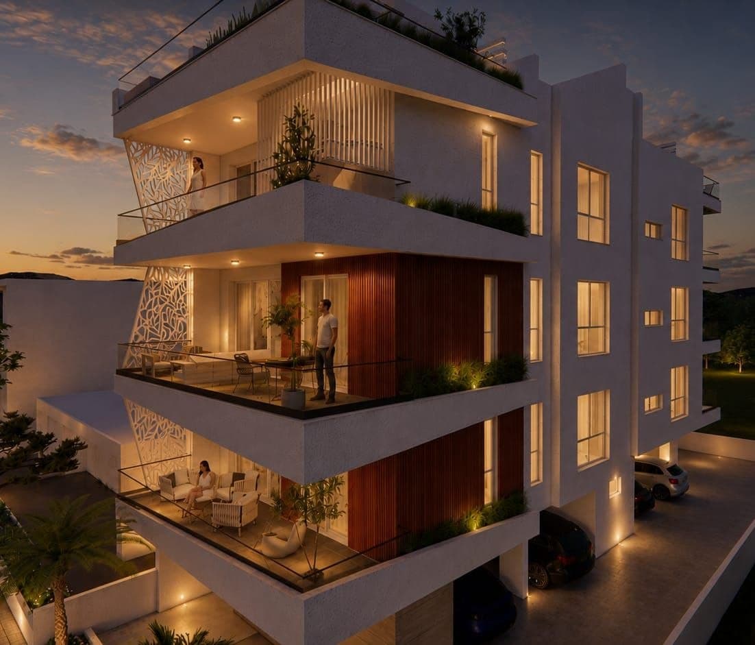 2-bedrooms apartments in Larnaca, Cyprus.