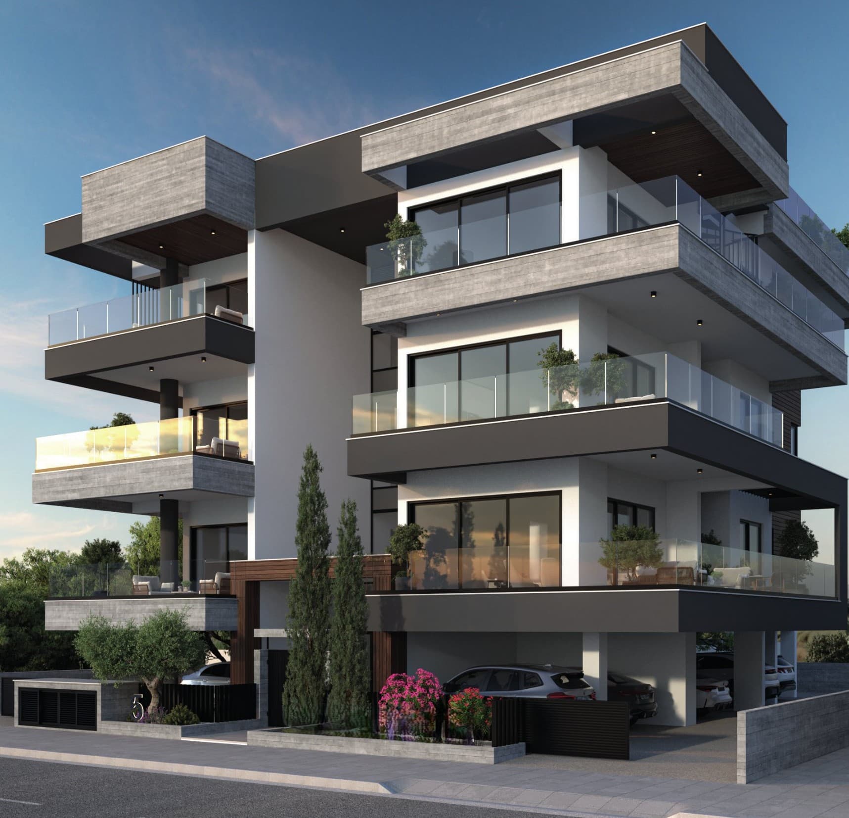 2-bedrooms apartments in Limassol, Cyprus.