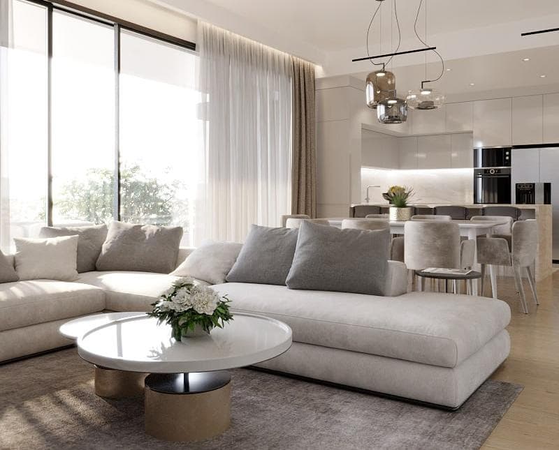 2-bedrooms apartments in Limassol, Cyprus.