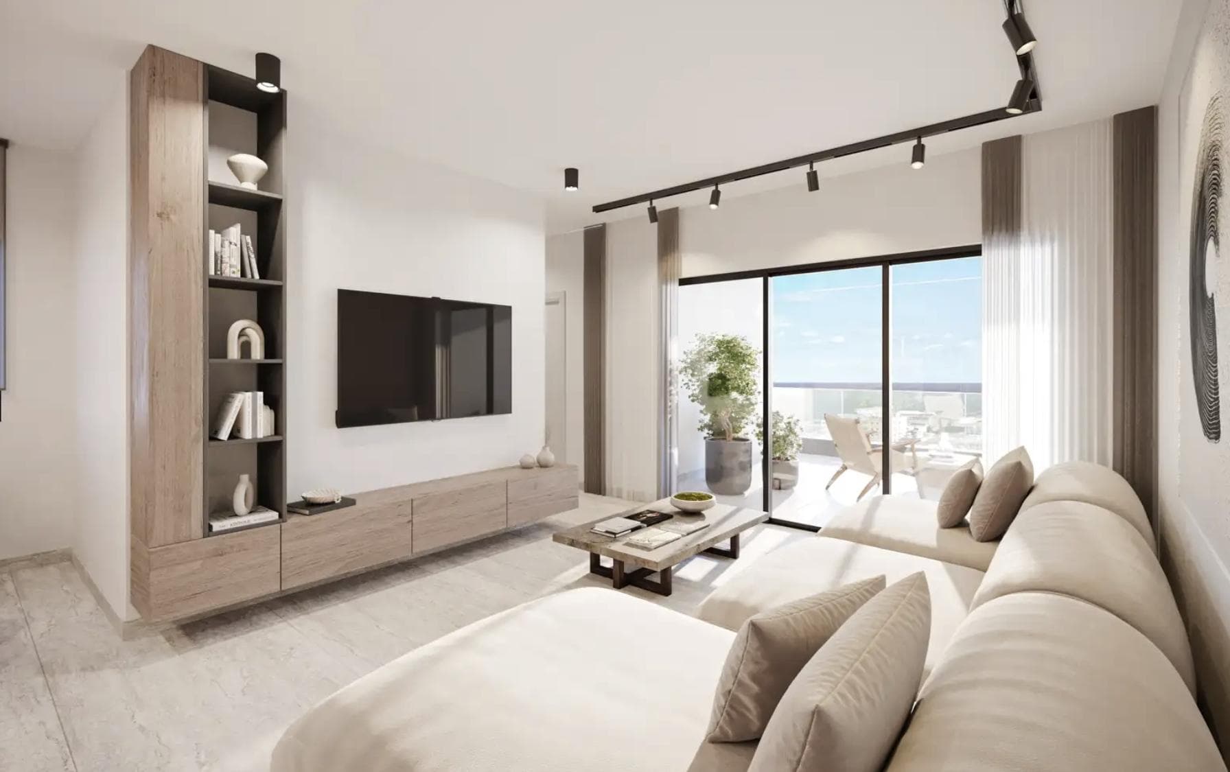 3-bedrooms apartments in Limassol, Cyprus.