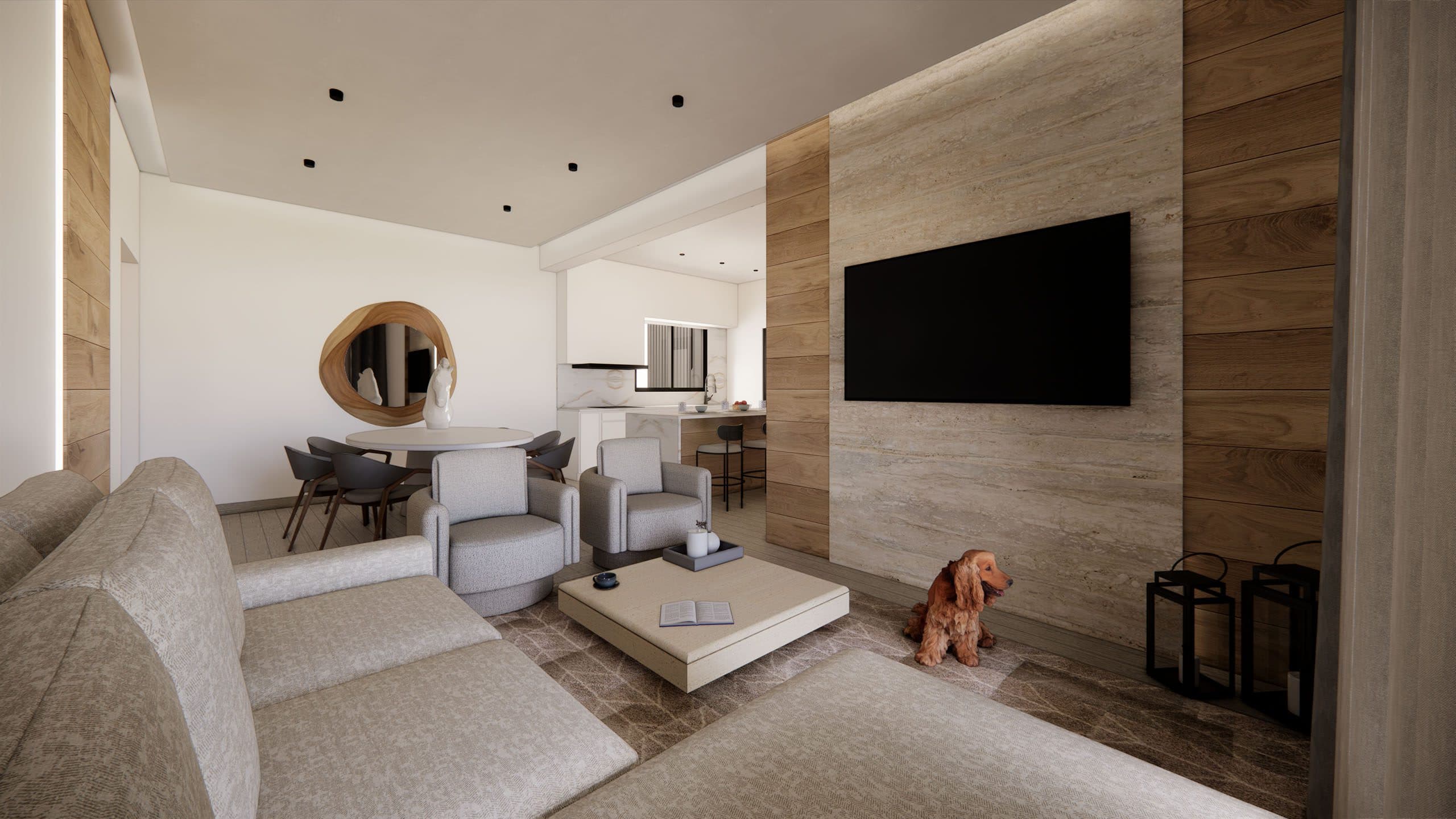 3-bedrooms apartments in Limassol, Cyprus.
