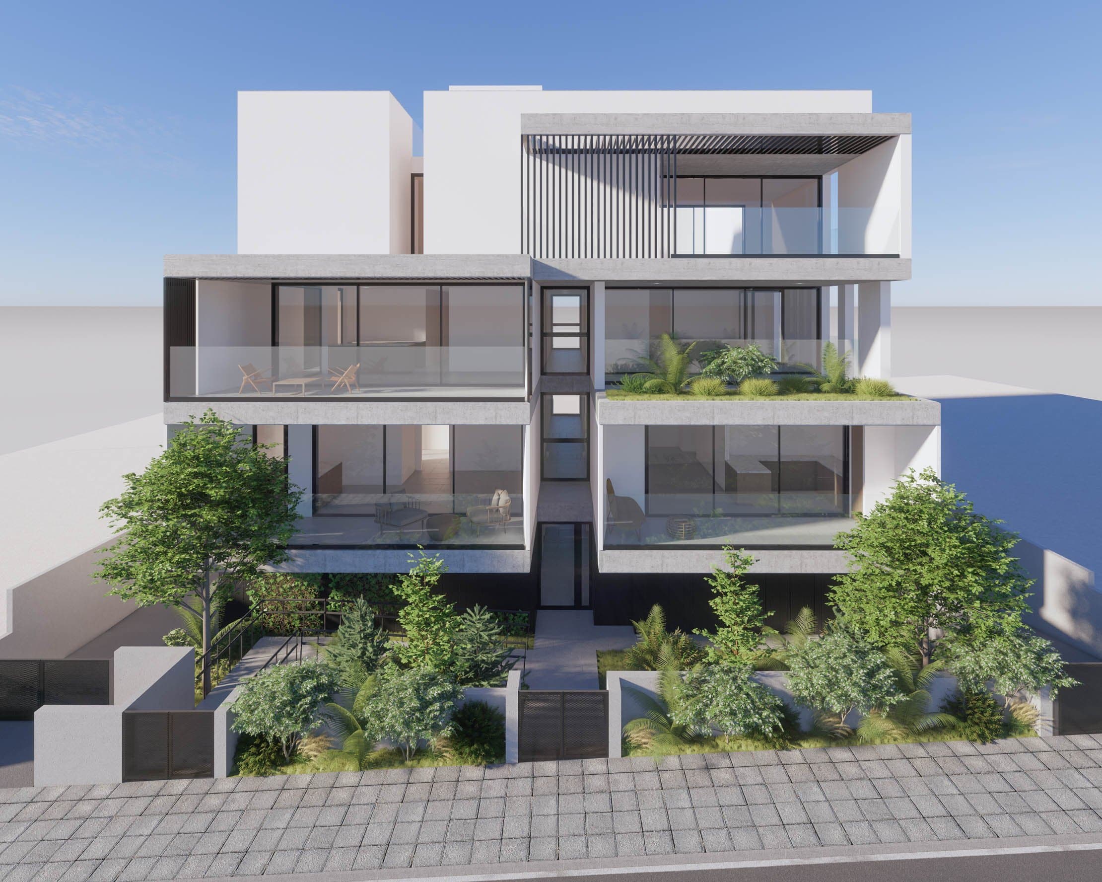 2-bedrooms apartments in Nicosia, Cyprus.
