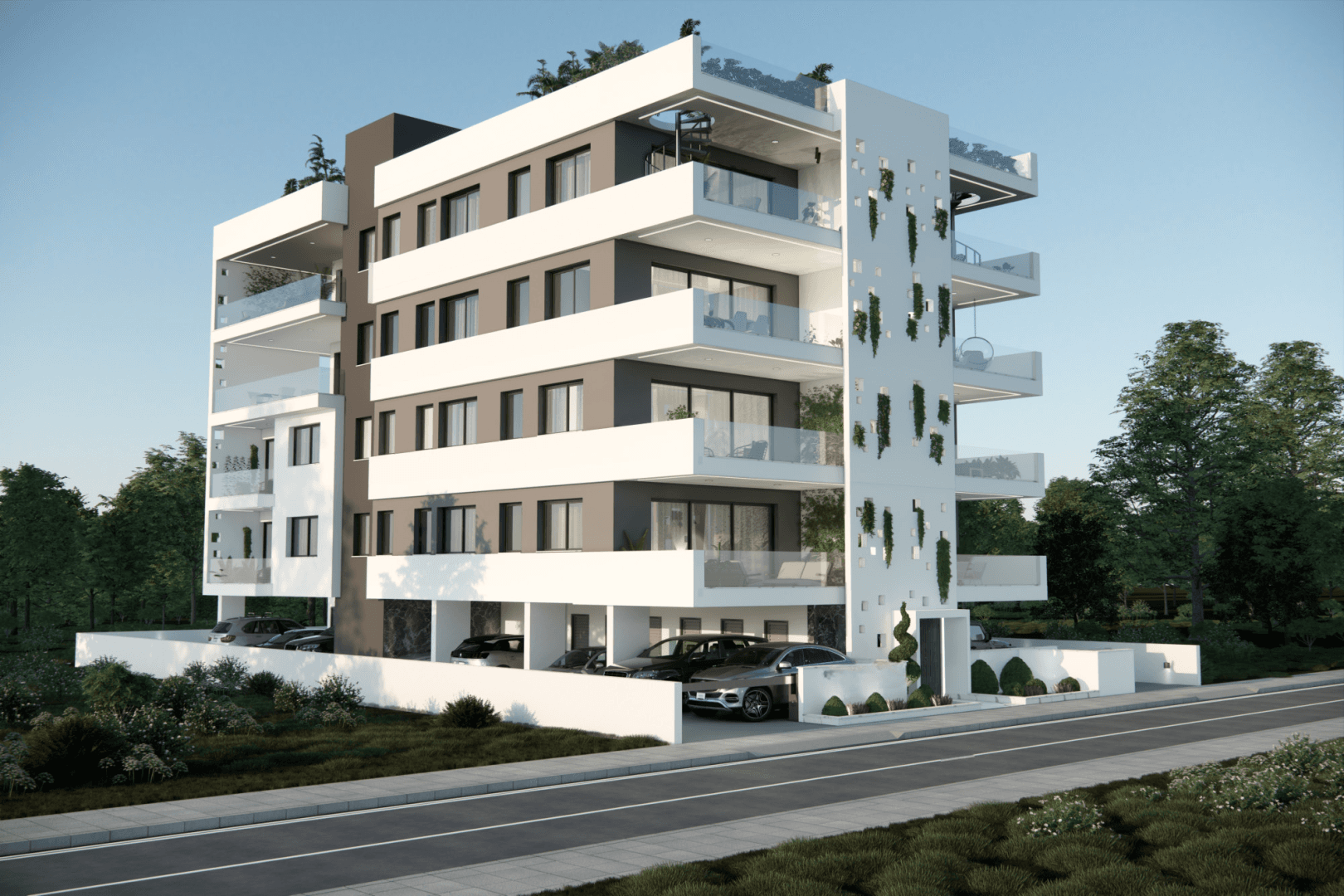 2-bedrooms apartments in Nicosia, Cyprus.