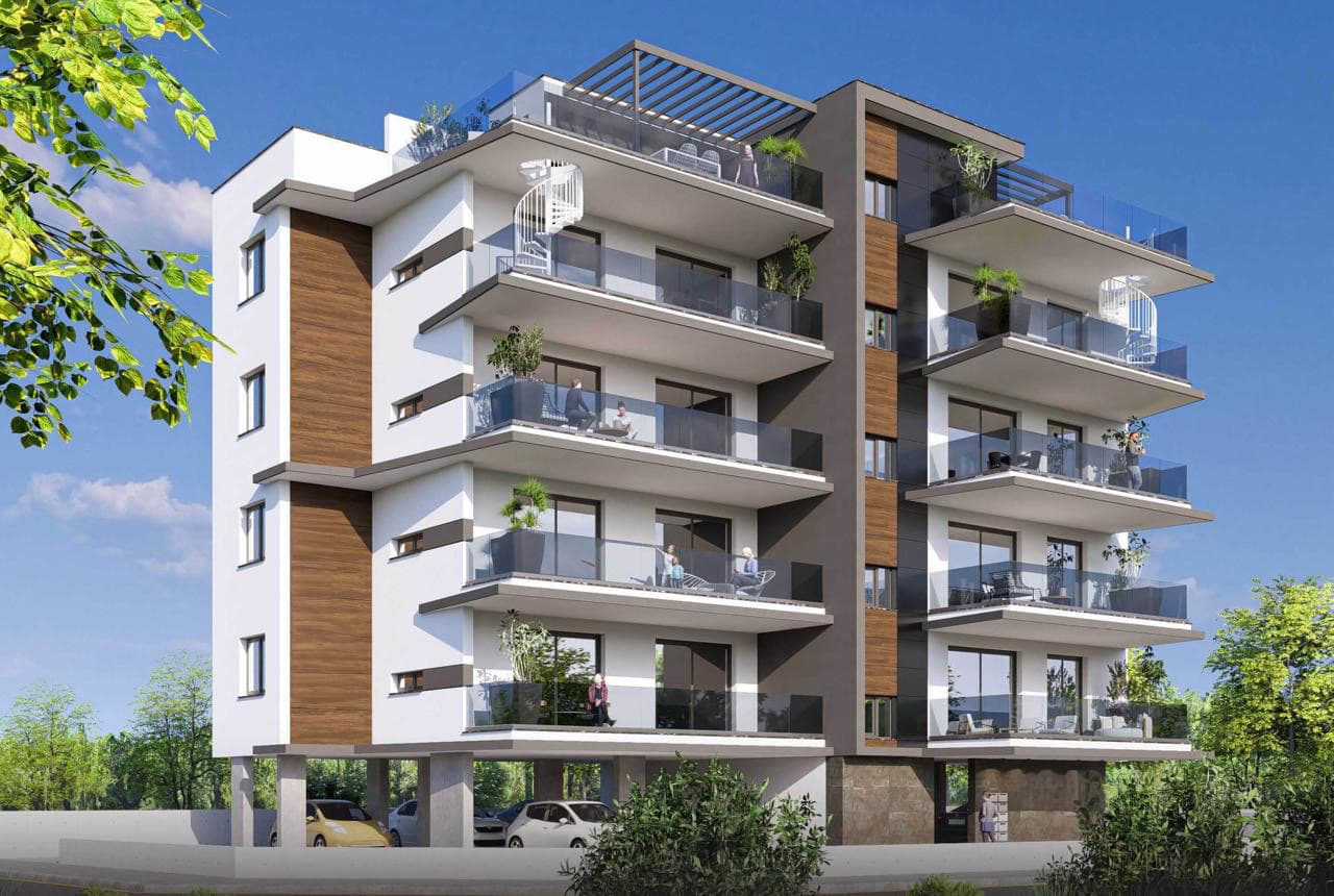 2-bedrooms apartments in Larnaca, Cyprus.