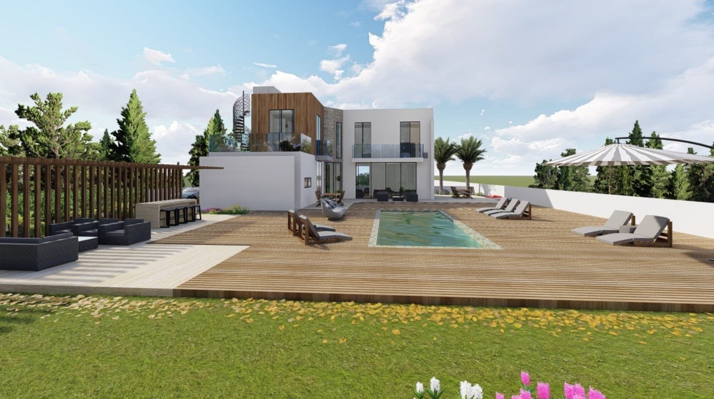 4-bedrooms house in Paphos, Cyprus.