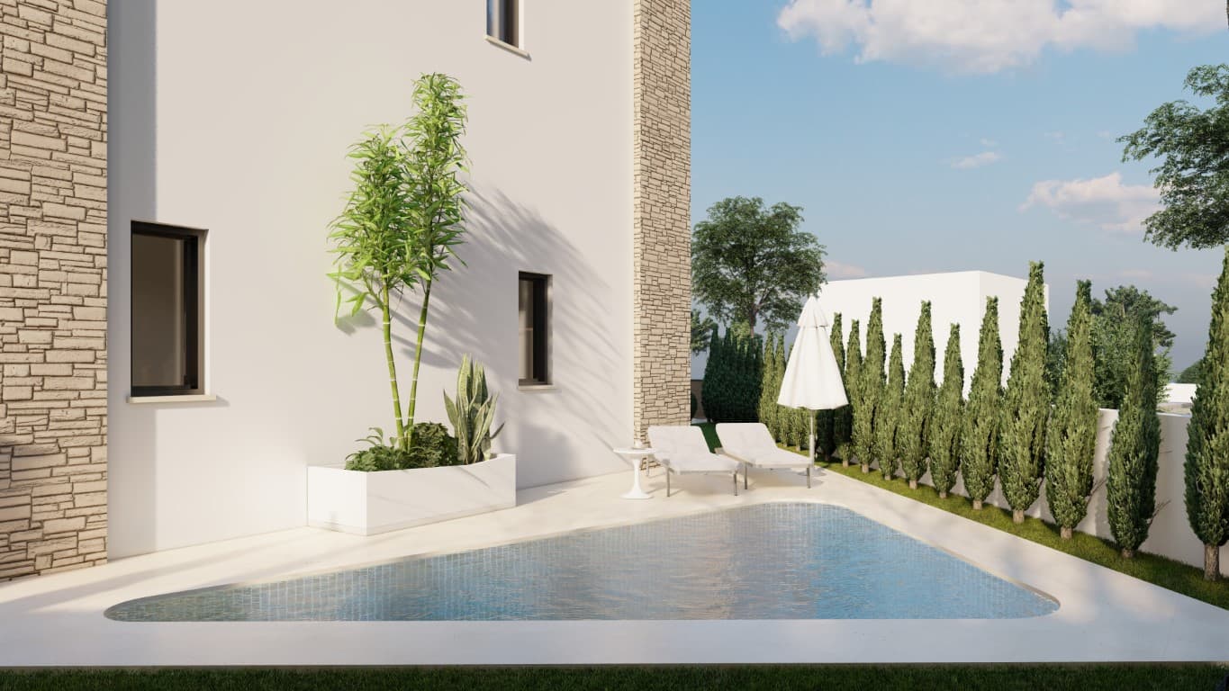 3-bedrooms house in Paphos, Cyprus.