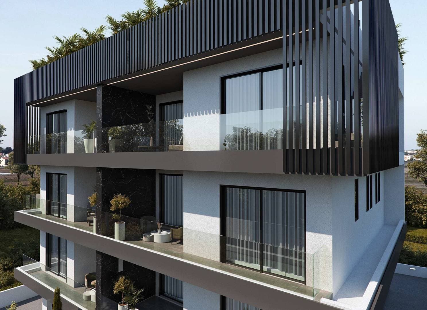 2-bedrooms apartments in Larnaca, Cyprus.