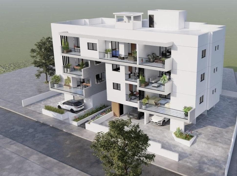 2-bedrooms apartments in Nicosia, Cyprus.