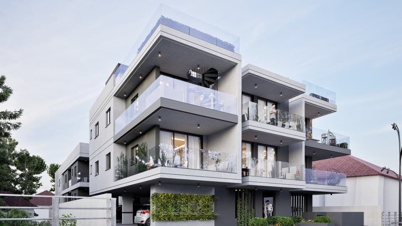 2-bedrooms apartments in Larnaca, Cyprus.