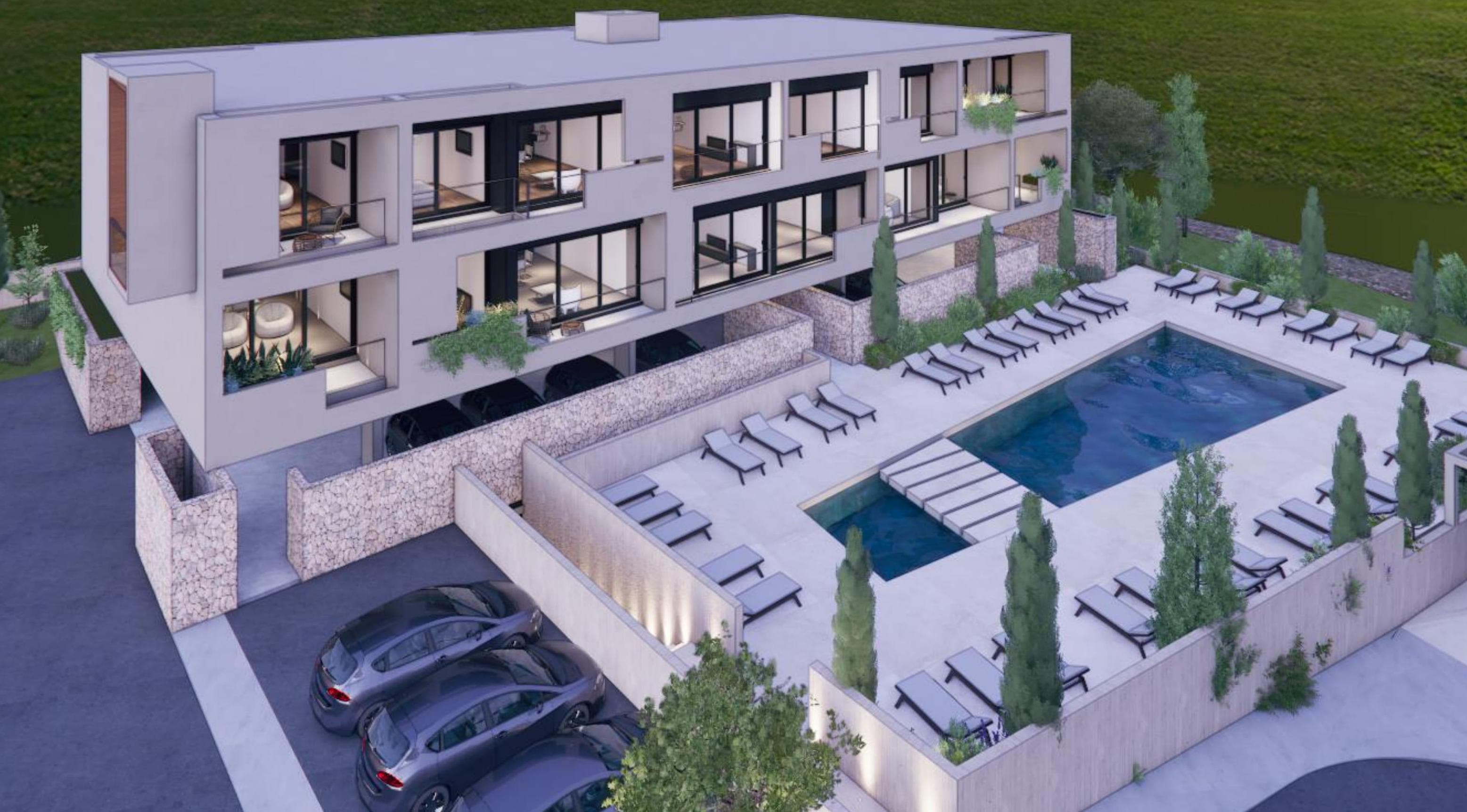 1-bedrooms apartments in Paphos, Cyprus.