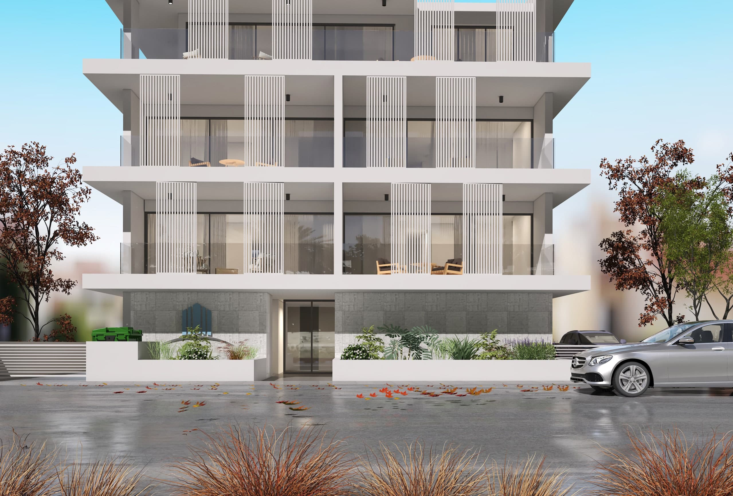 2-bedrooms apartments in Nicosia, Cyprus.
