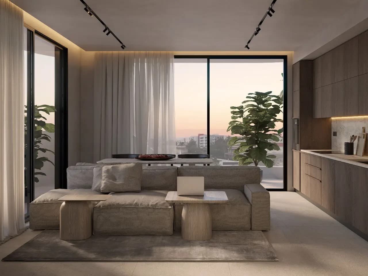 1-bedrooms apartments in Limassol, Cyprus.
