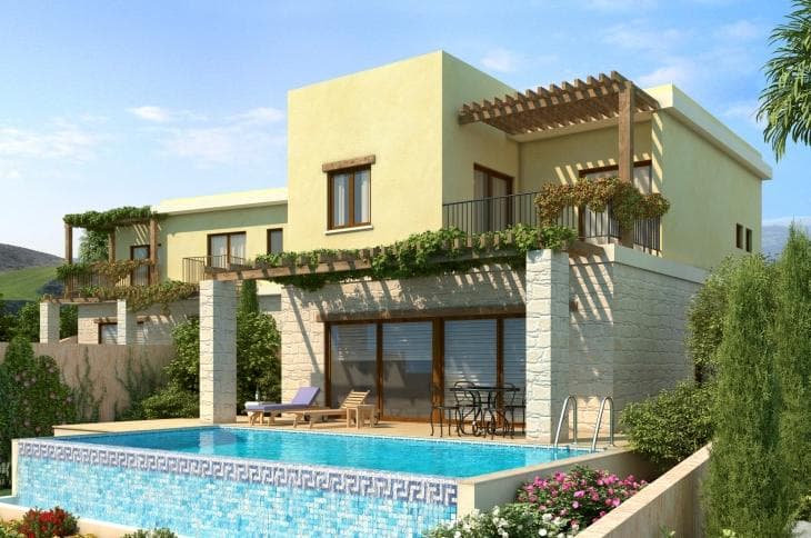 2-bedrooms house in Paphos, Cyprus.