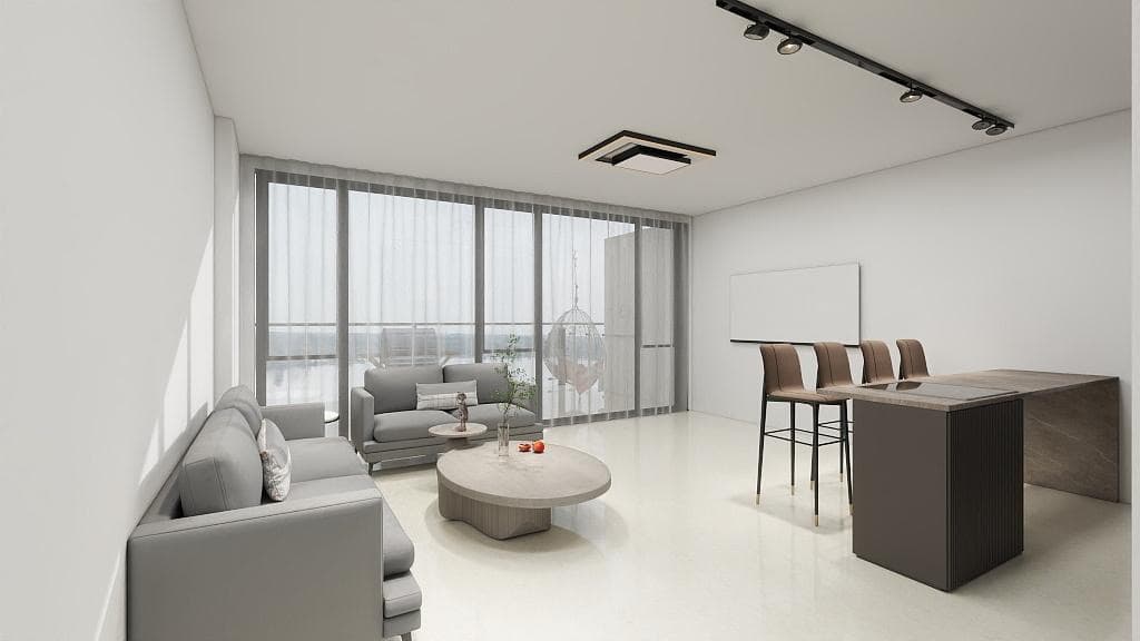 2-bedrooms apartments in Limassol, Cyprus.