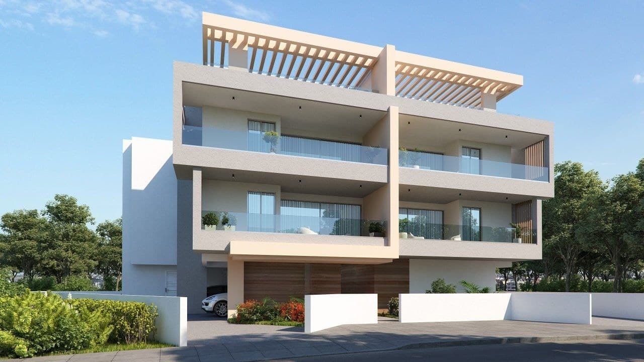 2-bedrooms apartments in Nicosia, Cyprus.
