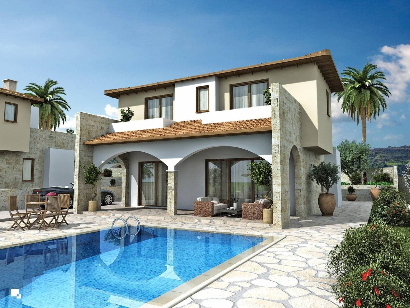 3-bedrooms house in Limassol, Cyprus.