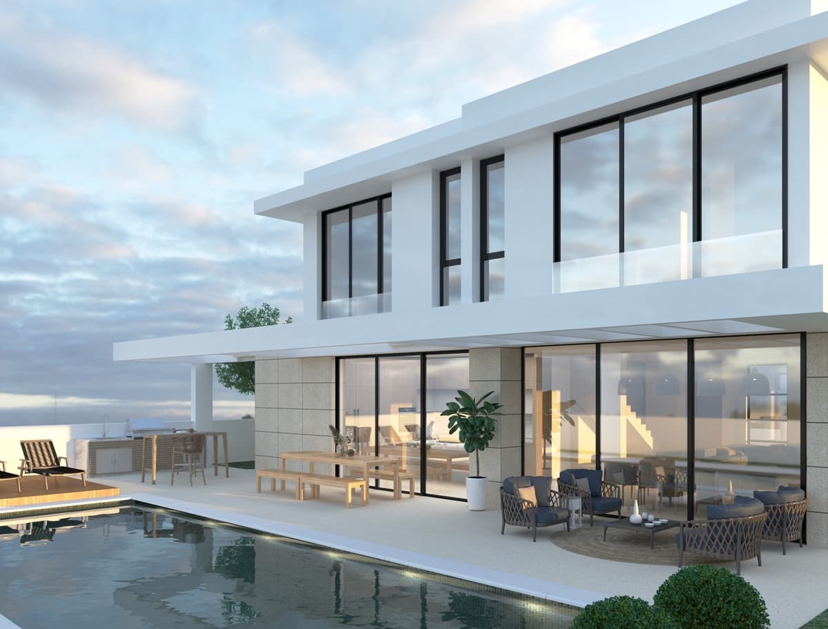 3-bedrooms house in Larnaca, Cyprus.