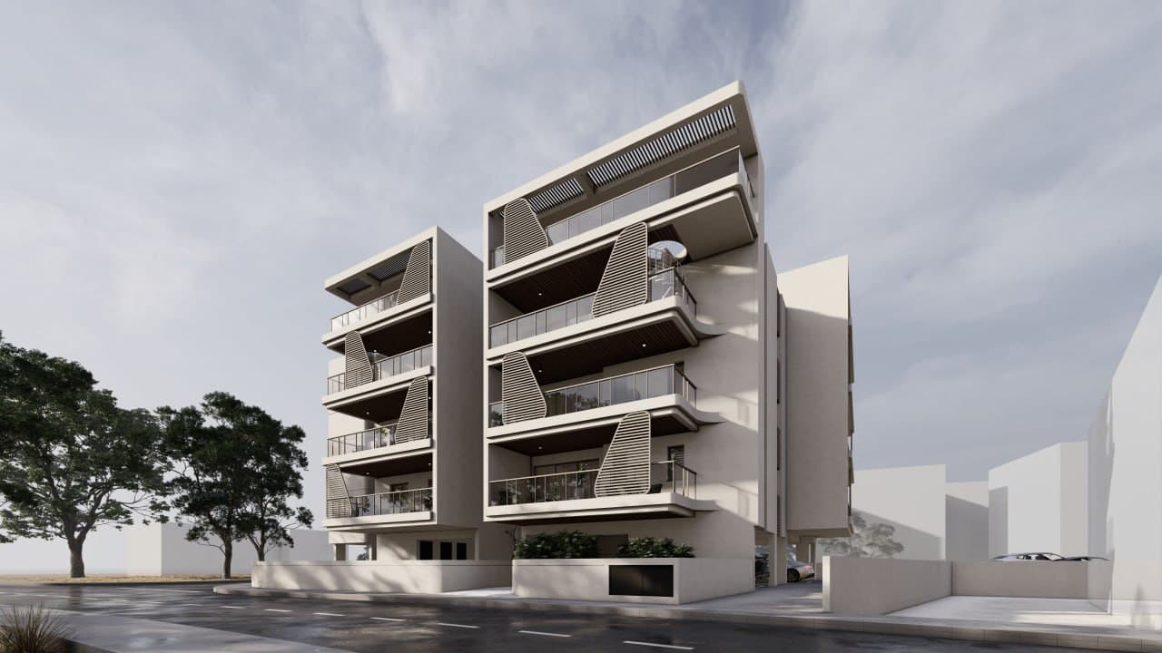 2-bedrooms apartments in Nicosia, Cyprus.