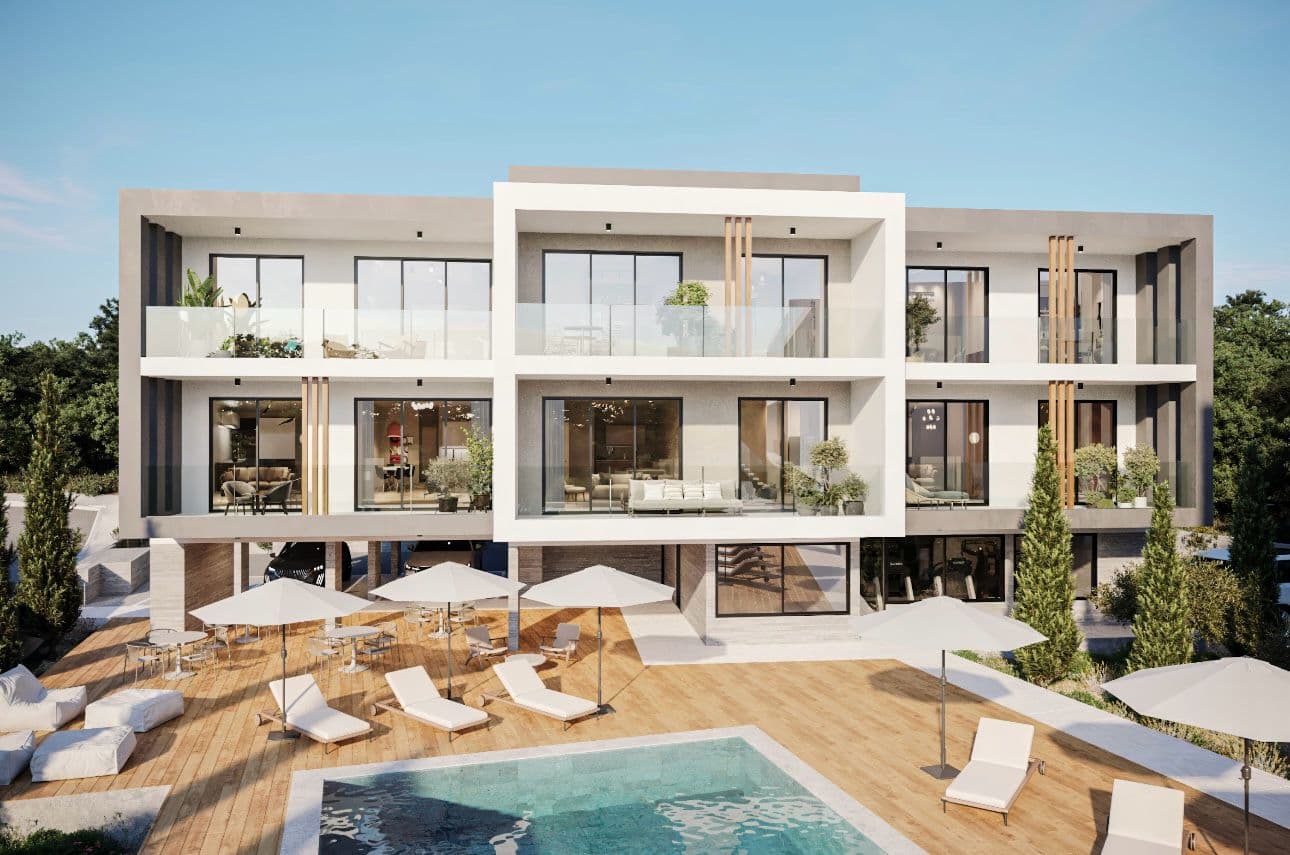 2-bedrooms apartments in Paphos, Cyprus.