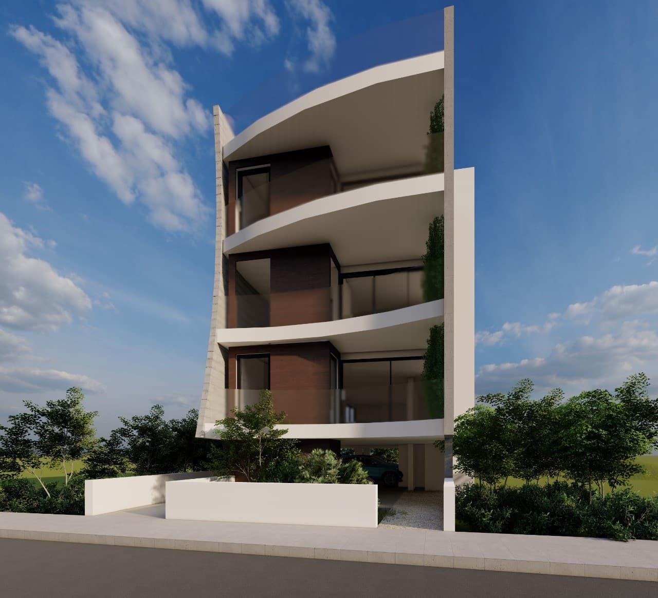 3-bedrooms apartments in Nicosia, Cyprus.