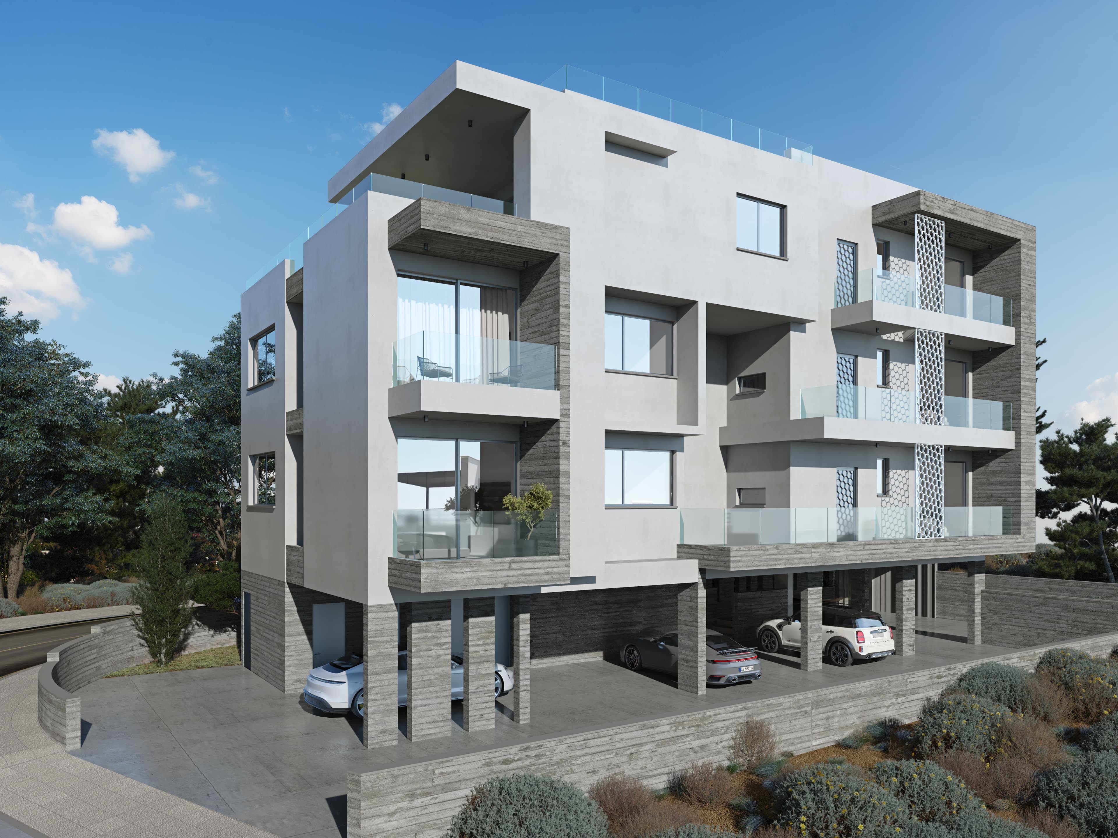 2-bedrooms apartments in Paphos, Cyprus.