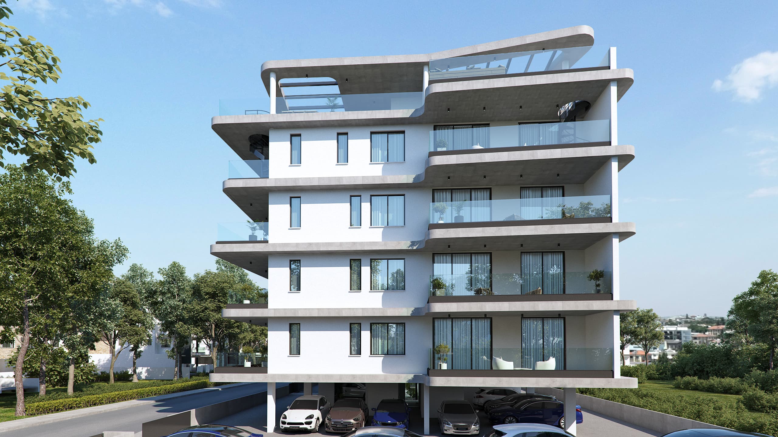 2-bedrooms apartments in Larnaca, Cyprus.