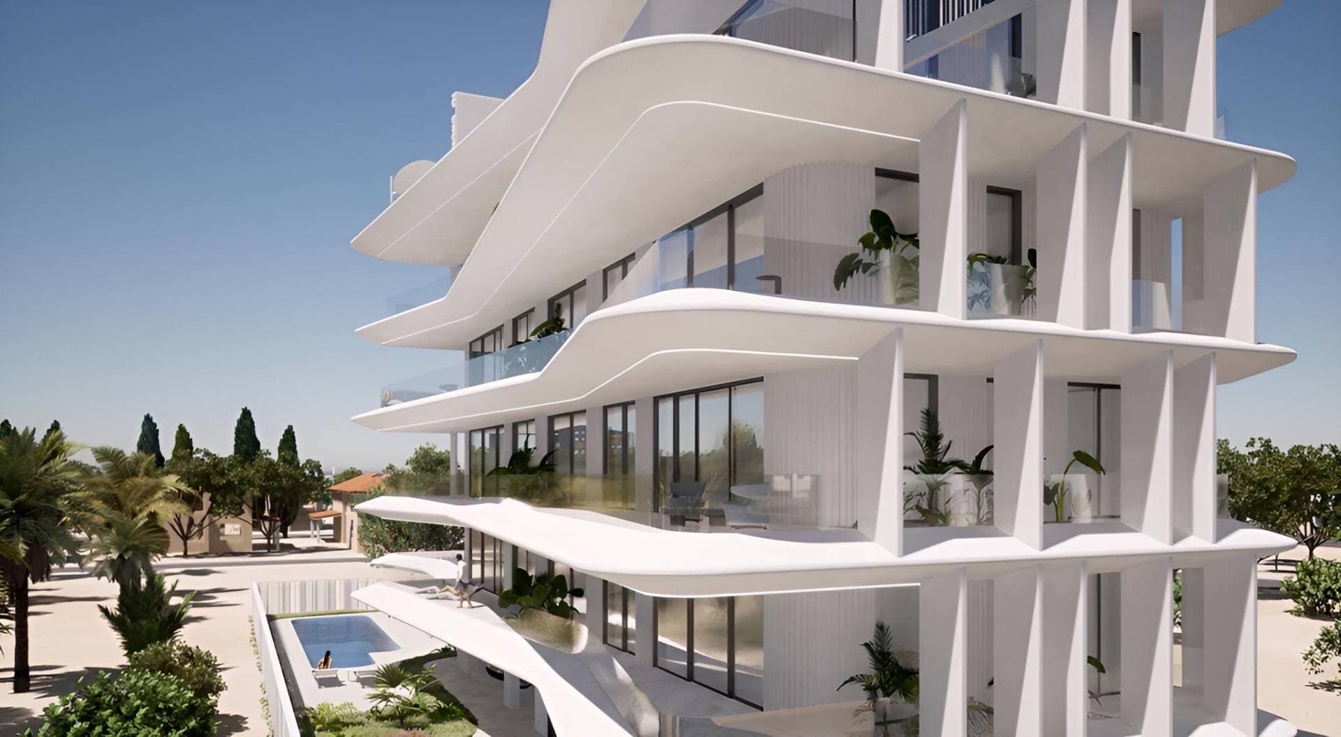 3-bedrooms apartments in Limassol, Cyprus.