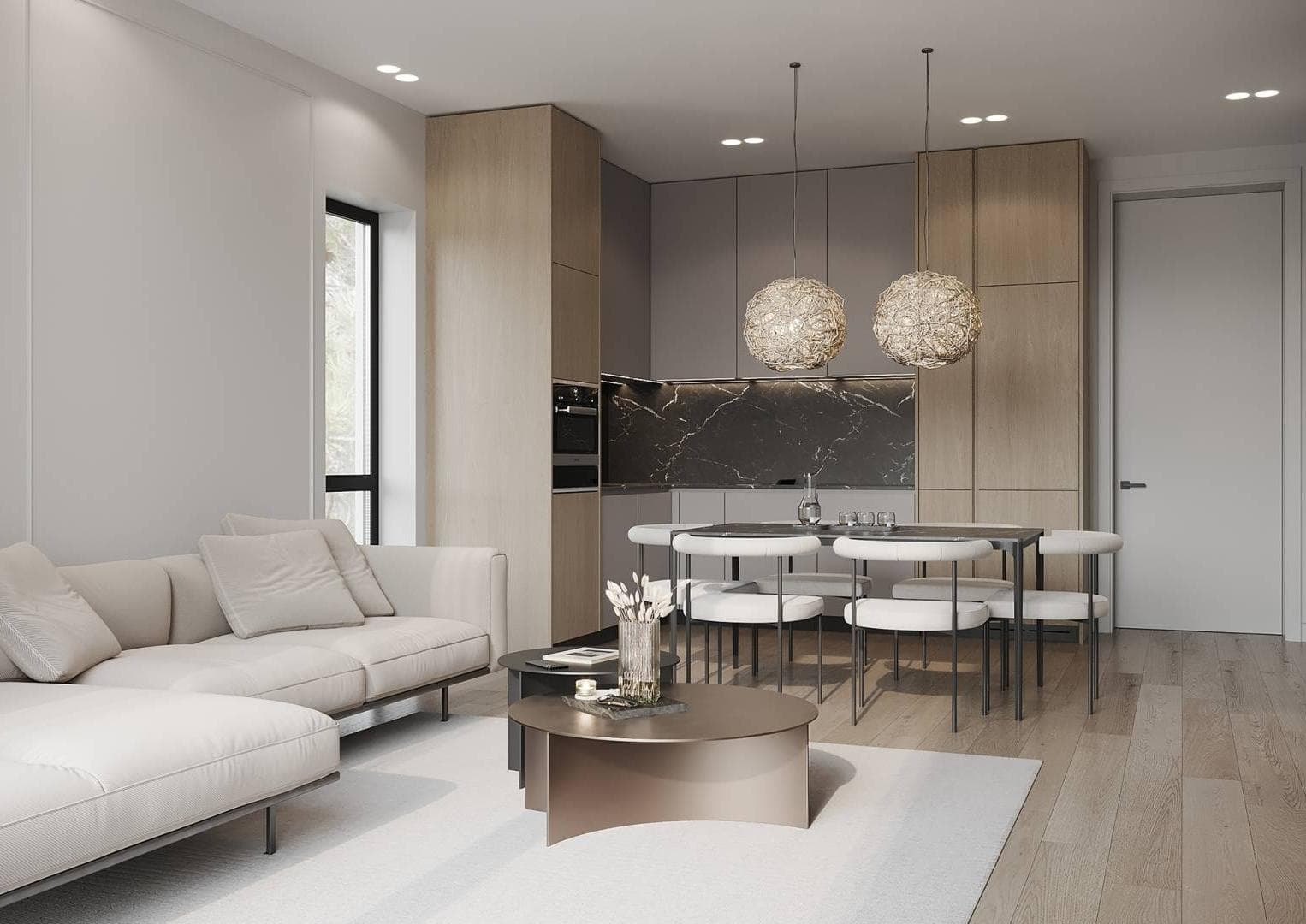 2-bedrooms apartments in Limassol, Cyprus.
