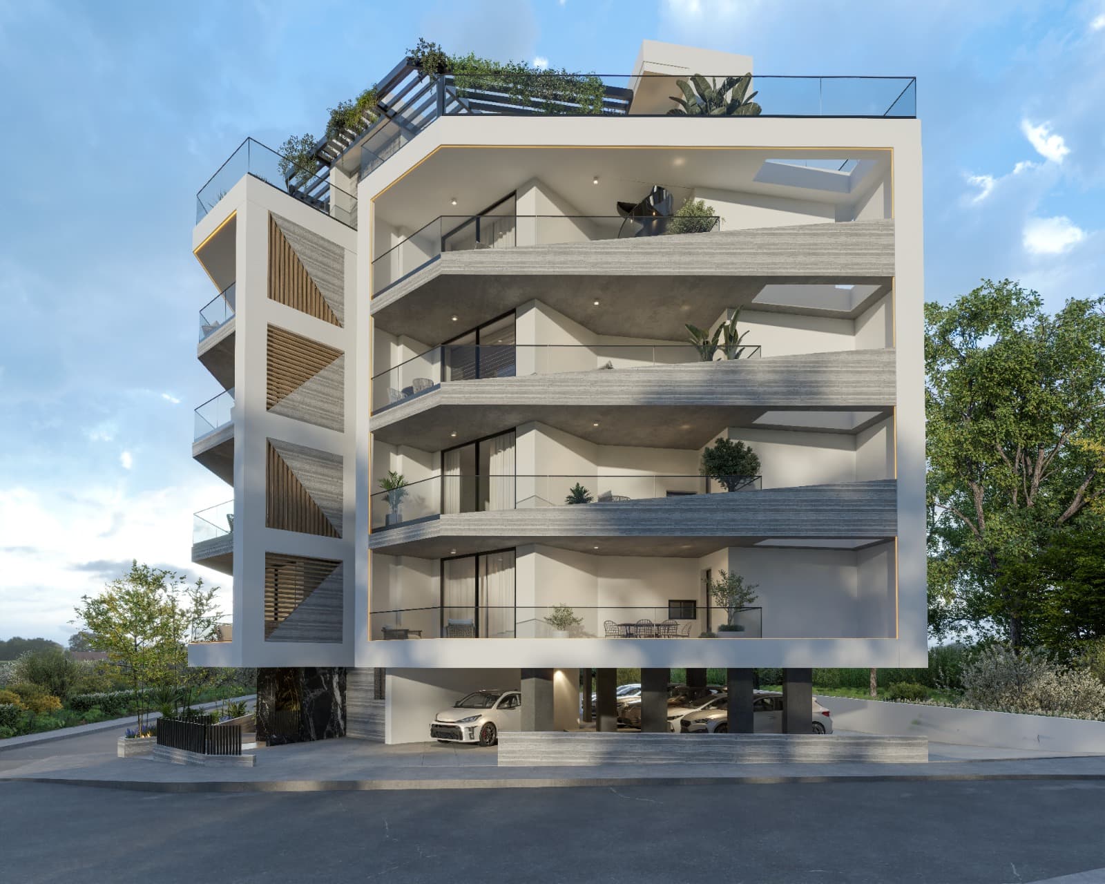 2-bedrooms apartments in Nicosia, Cyprus.
