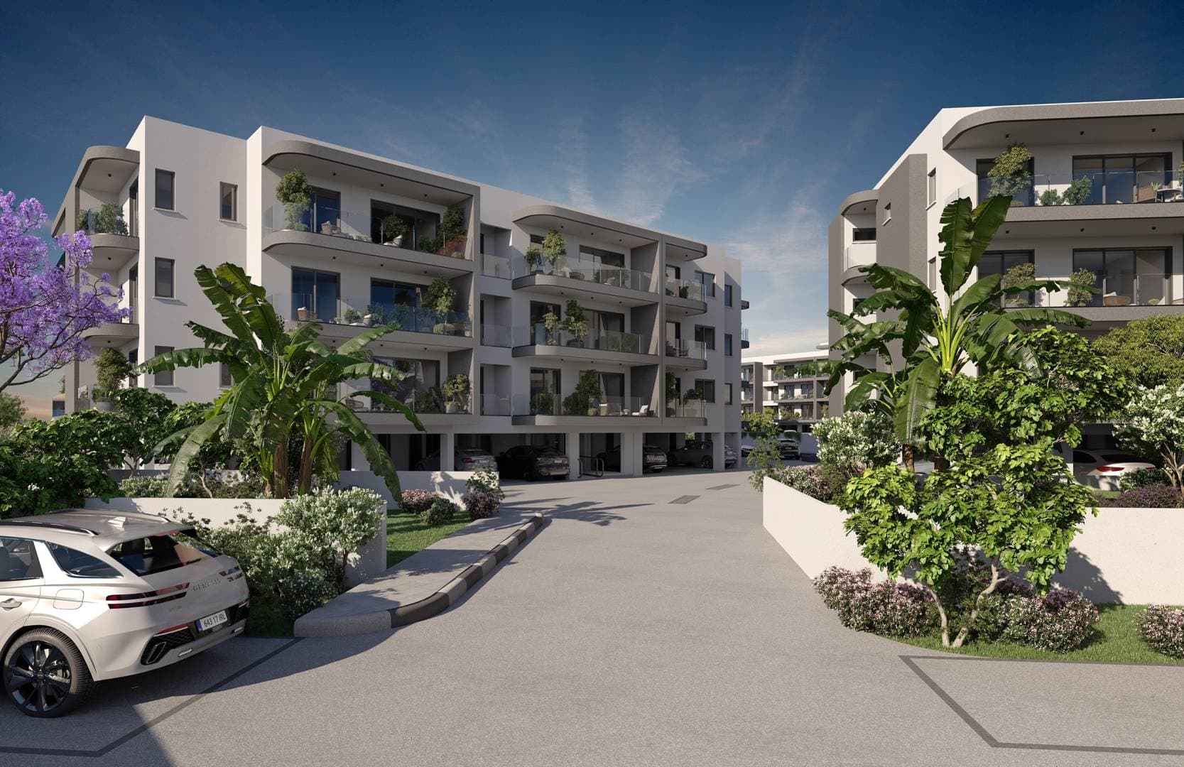 2-bedrooms apartments in Larnaca, Cyprus.
