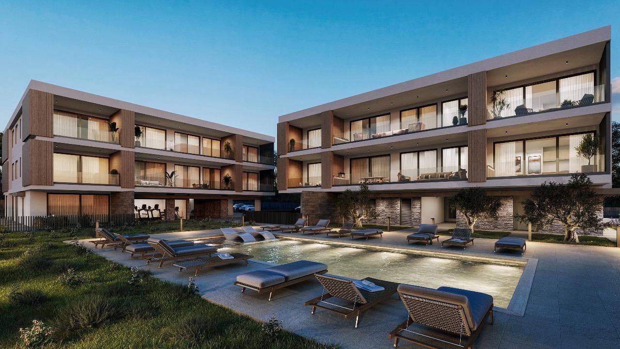 3-bedrooms apartments in Paphos, Cyprus.