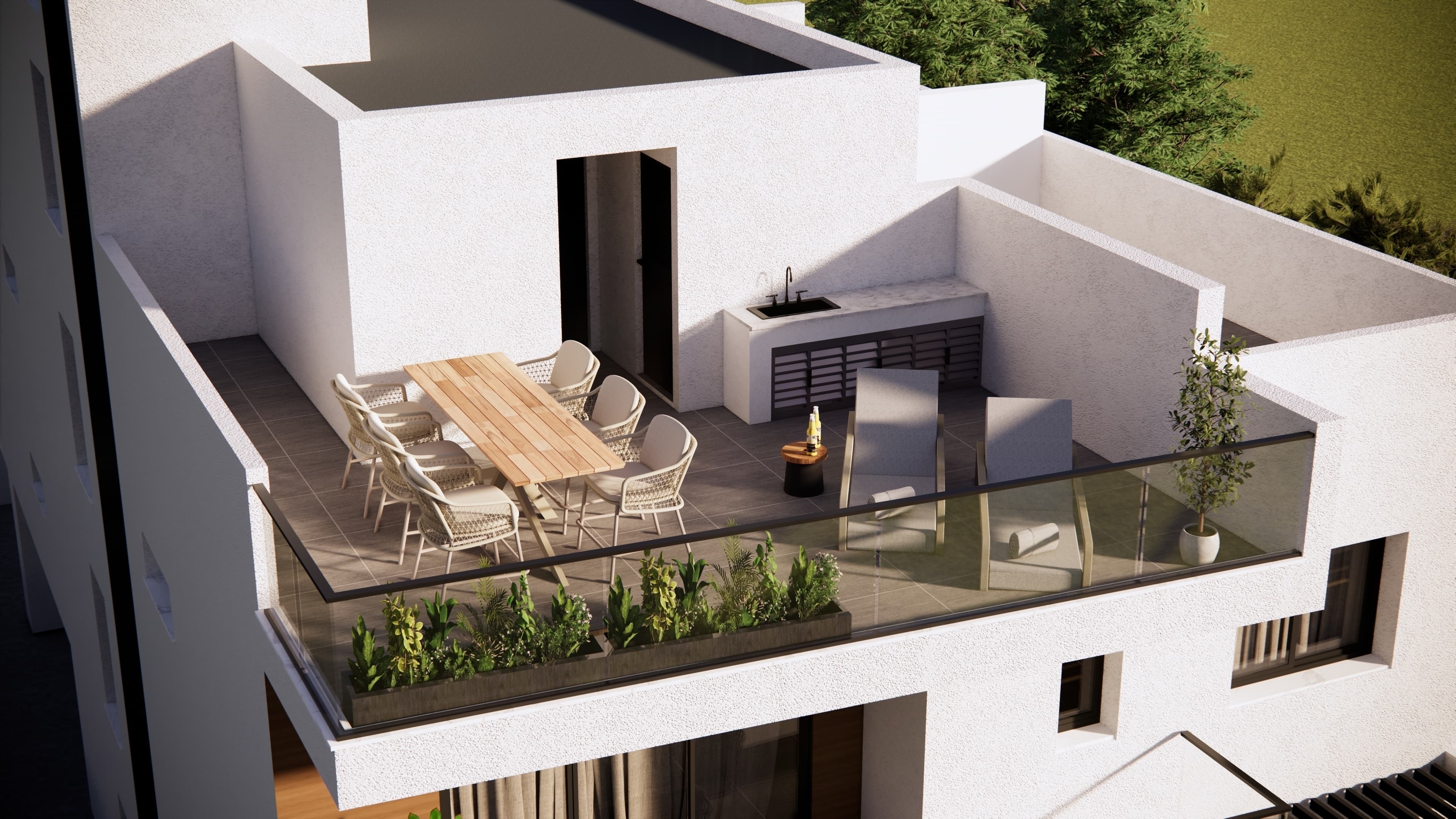 2-bedrooms apartments in Larnaca, Cyprus.