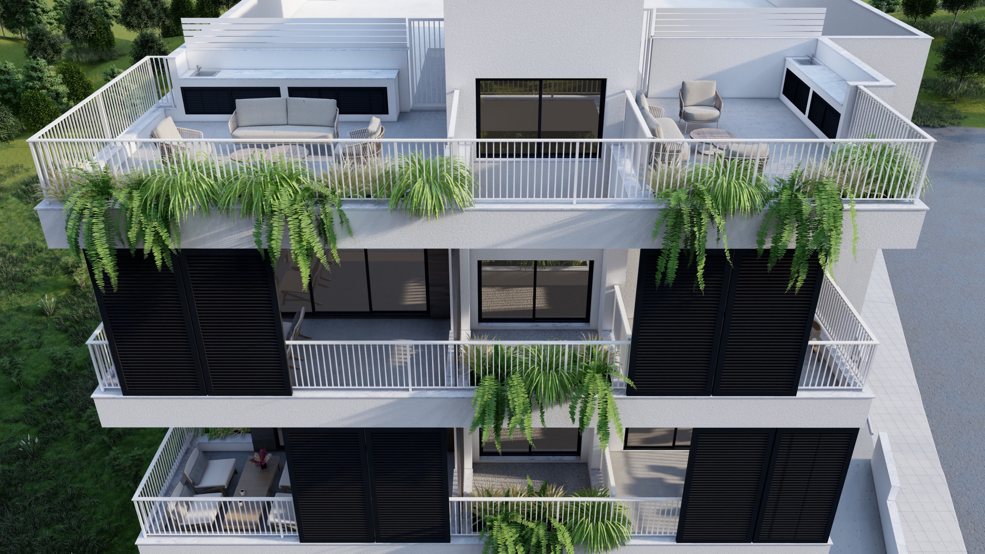 2-bedrooms apartments in Limassol, Cyprus.