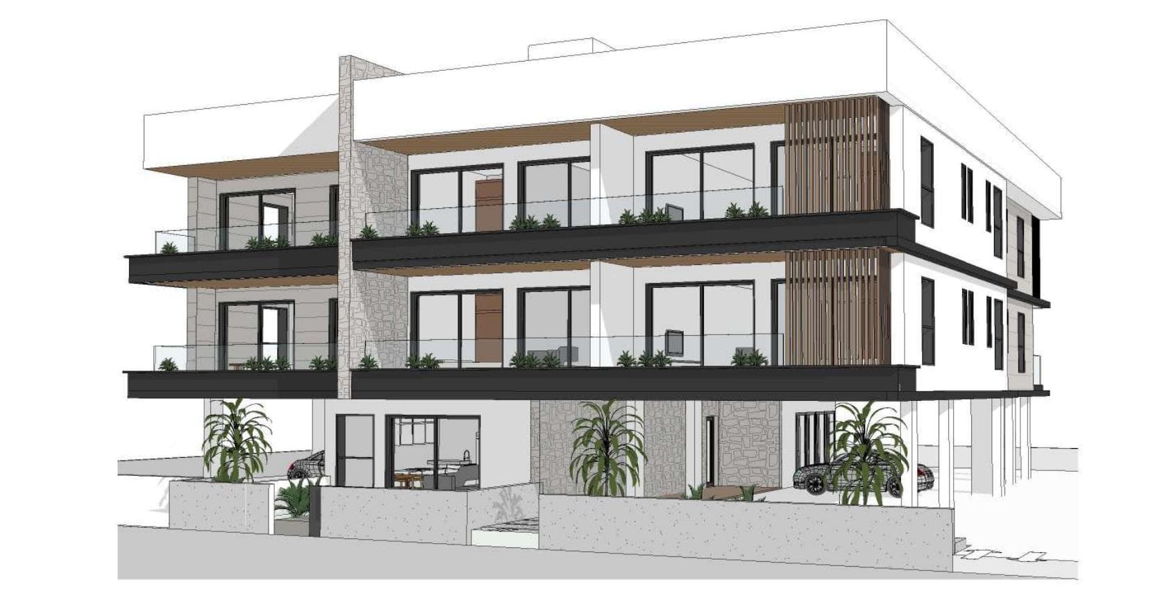 2-bedrooms apartments in Larnaca, Cyprus.