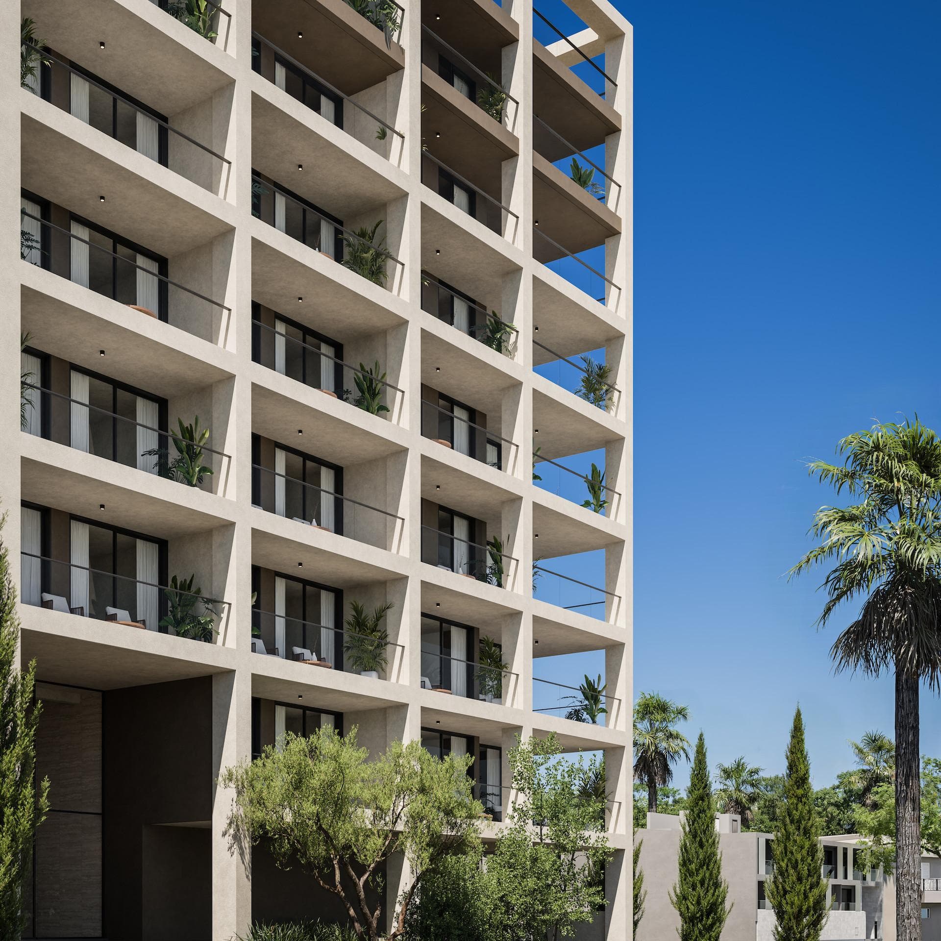 1-bedrooms apartments in Limassol, Cyprus.