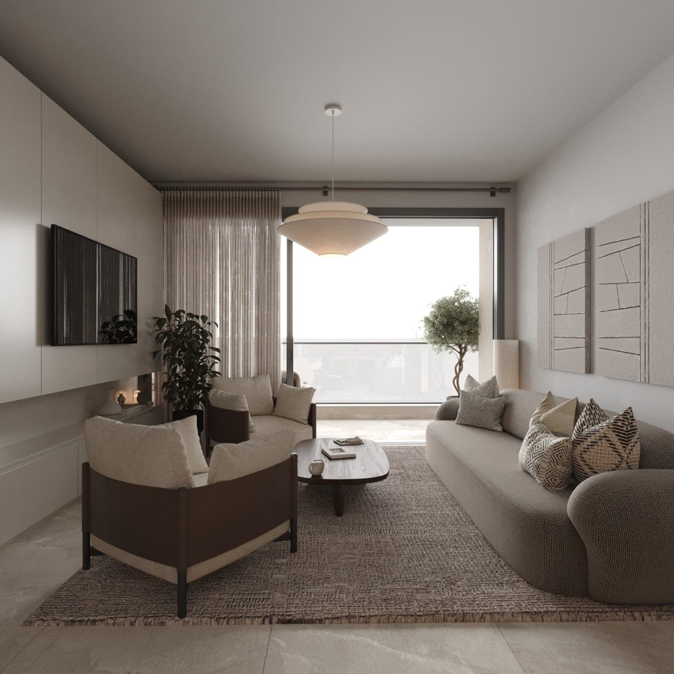 2-bedrooms apartments in Larnaca, Cyprus.