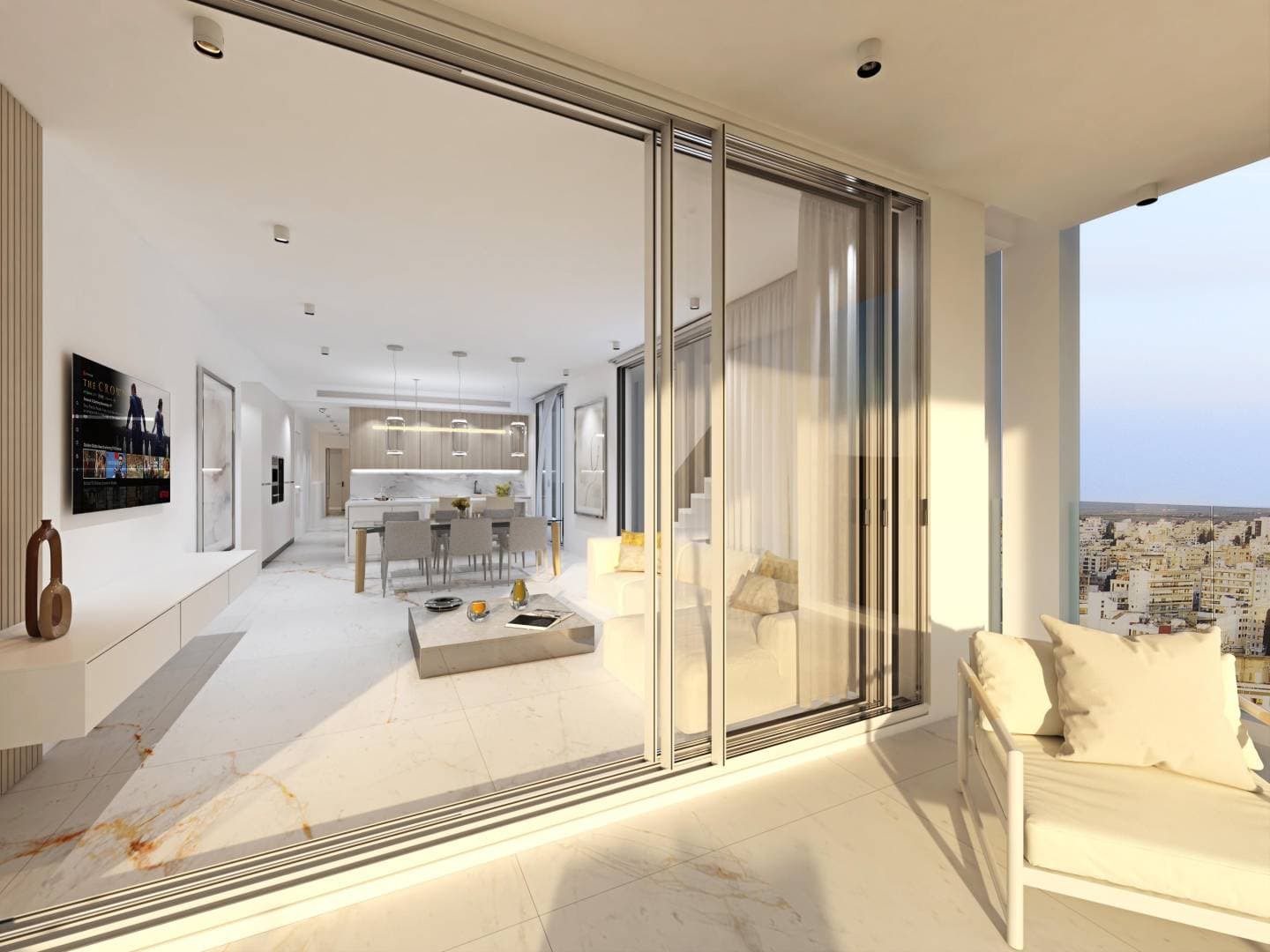 3-bedrooms apartments in Nicosia, Cyprus.