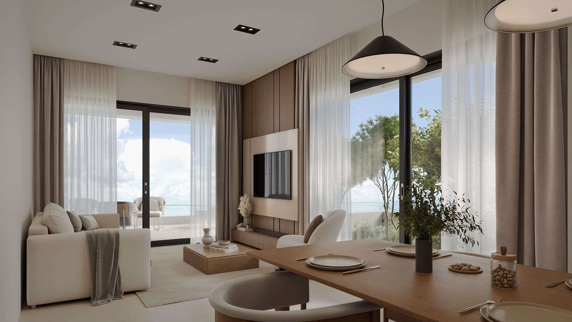 2-bedrooms apartments in Paphos, Cyprus.