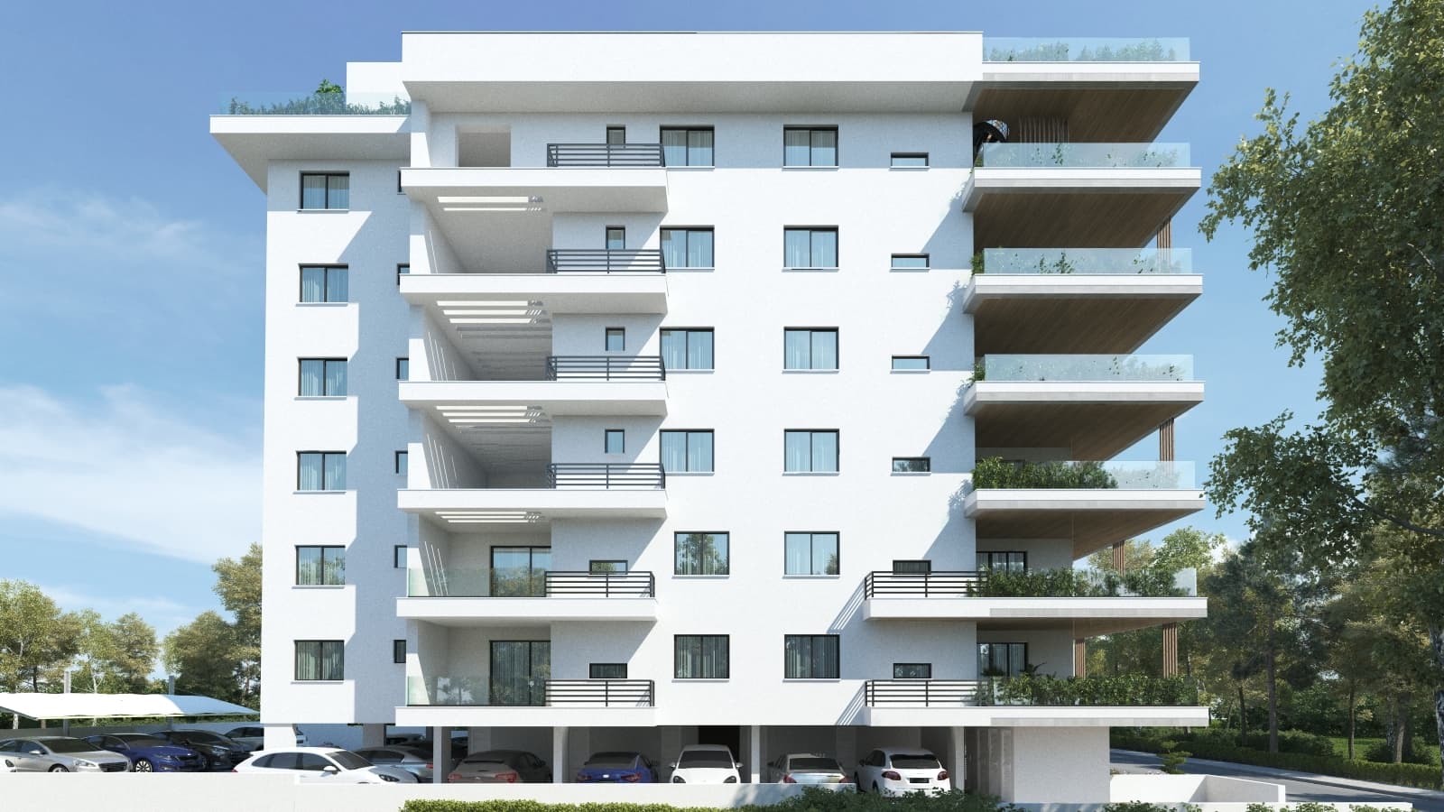 1-bedrooms apartments in Larnaca, Cyprus.