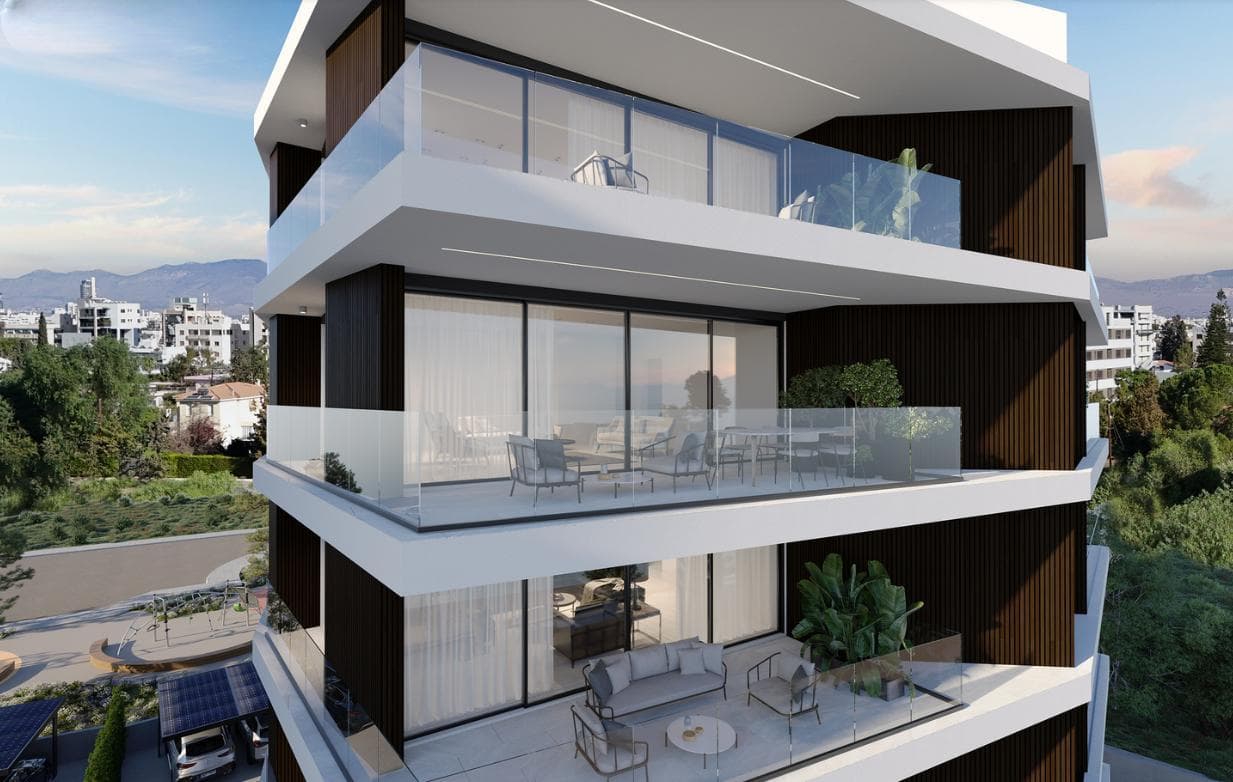 2-bedrooms apartments in Nicosia, Cyprus.