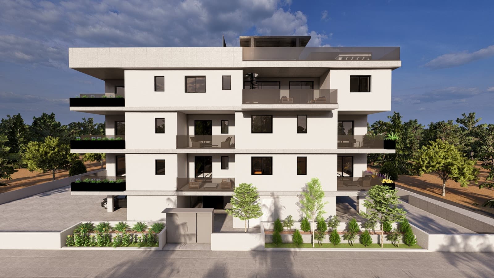 2-bedrooms apartments in Limassol, Cyprus.