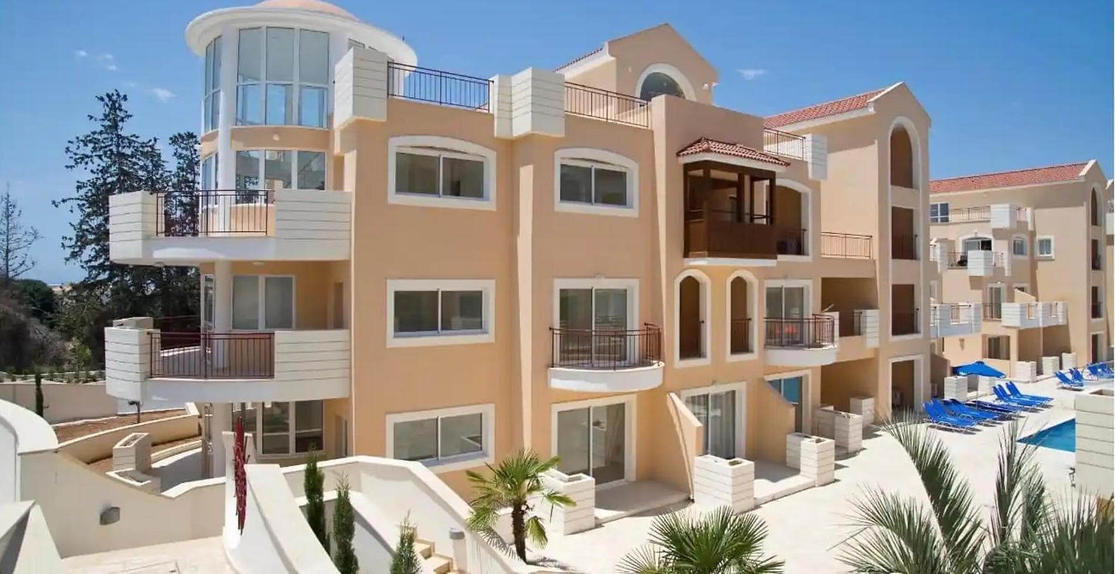 3-bedrooms apartments in Paphos, Cyprus.