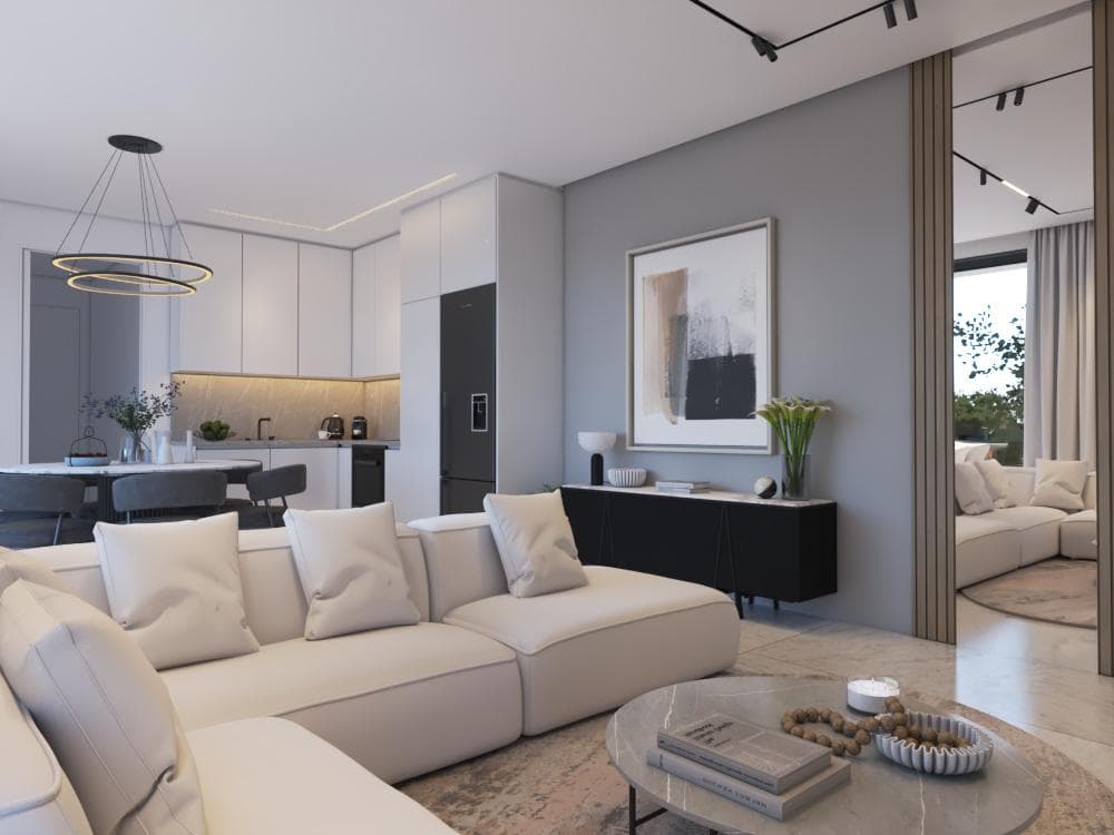 2-bedrooms apartments in Famagusta, Cyprus.