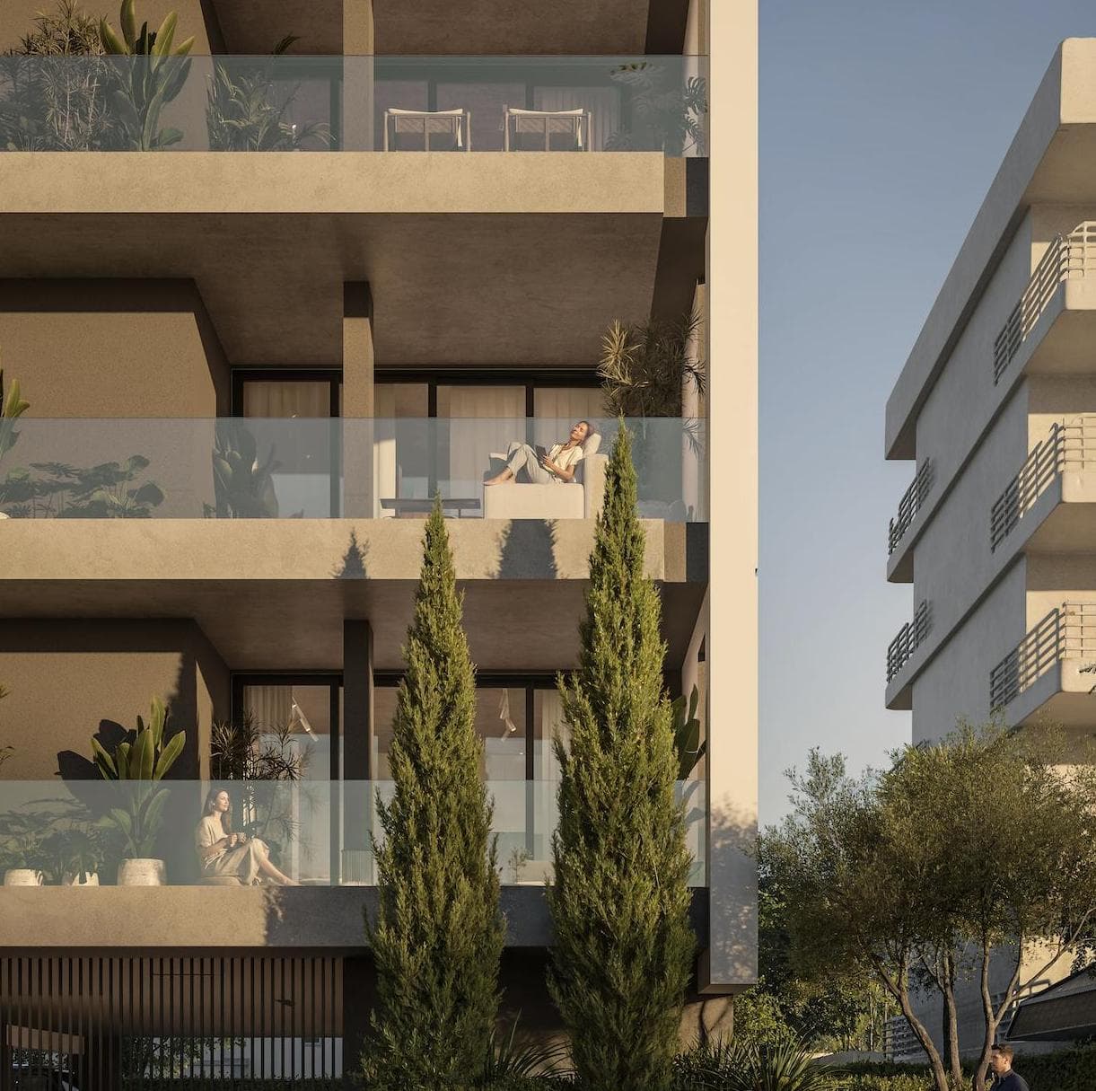 2-bedrooms apartments in Limassol, Cyprus.