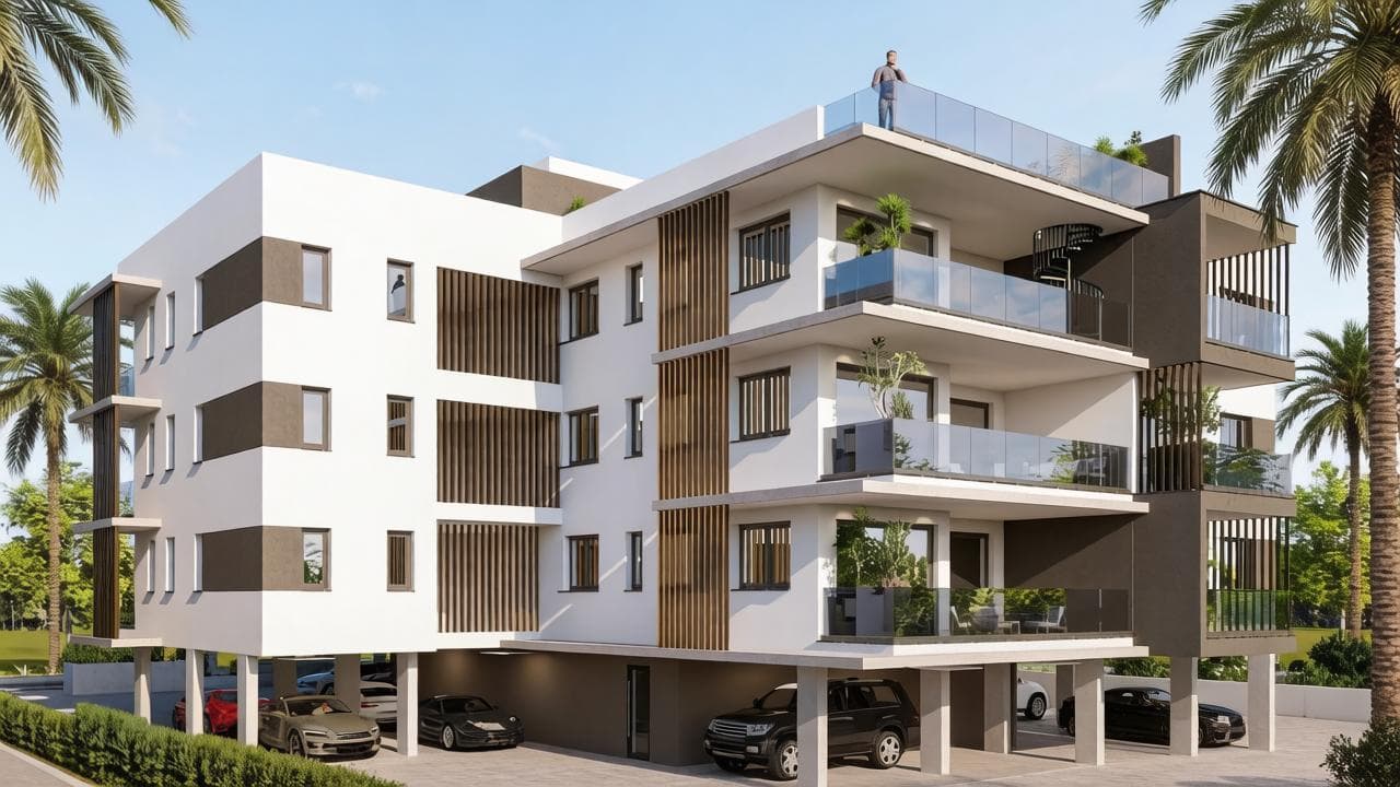 2-bedrooms apartments in Larnaca, Cyprus.