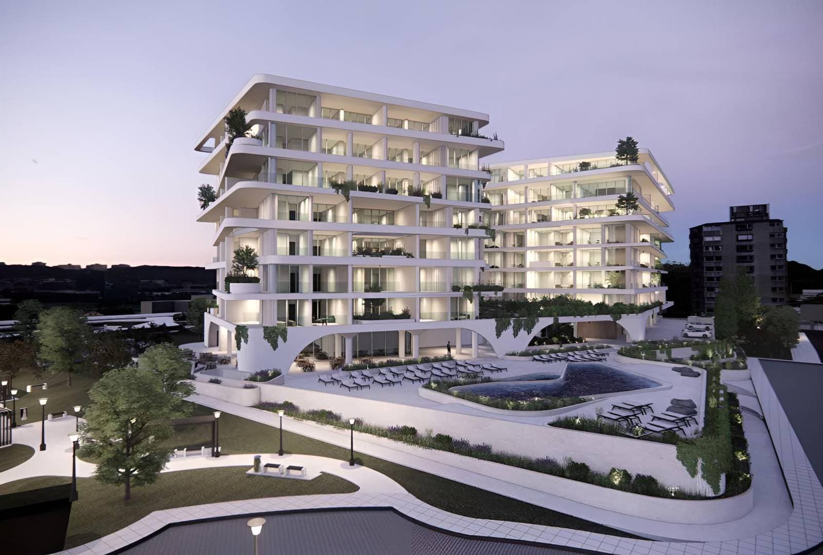 2-bedrooms apartments in Paphos, Cyprus.