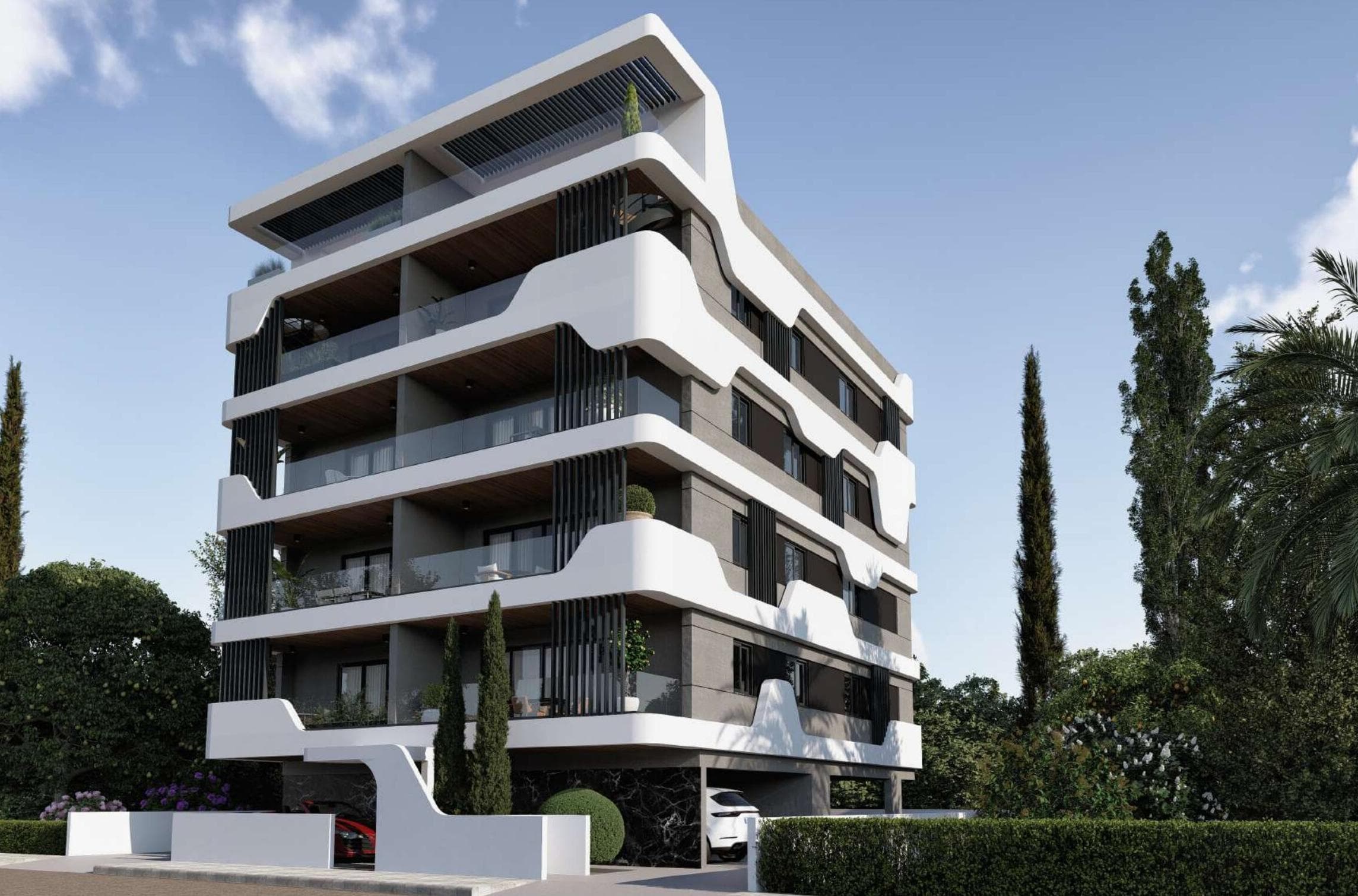 3-bedrooms apartments in Nicosia, Cyprus.